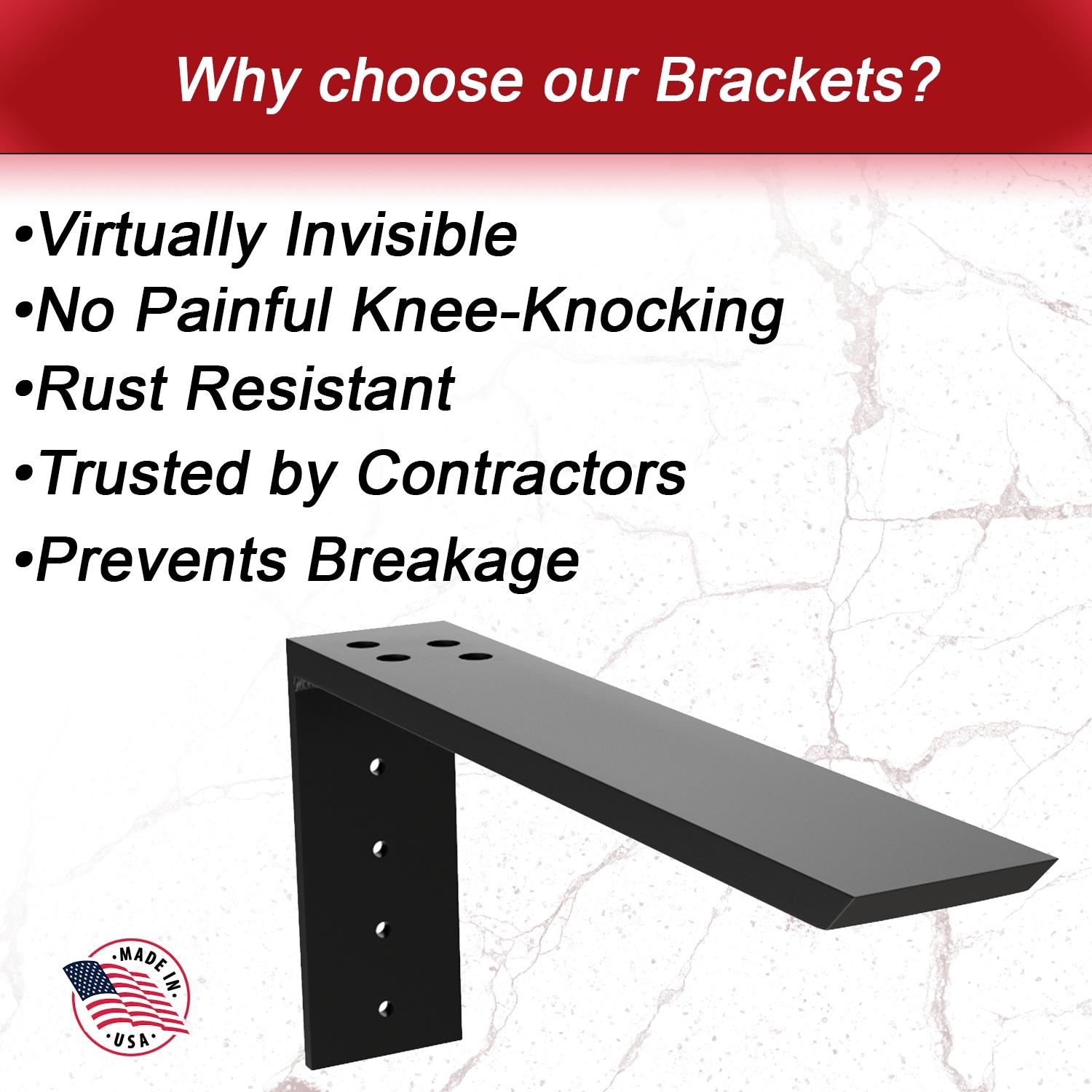 The Original Granite Bracket The Original™ L Bracket Countertop Support Bracket