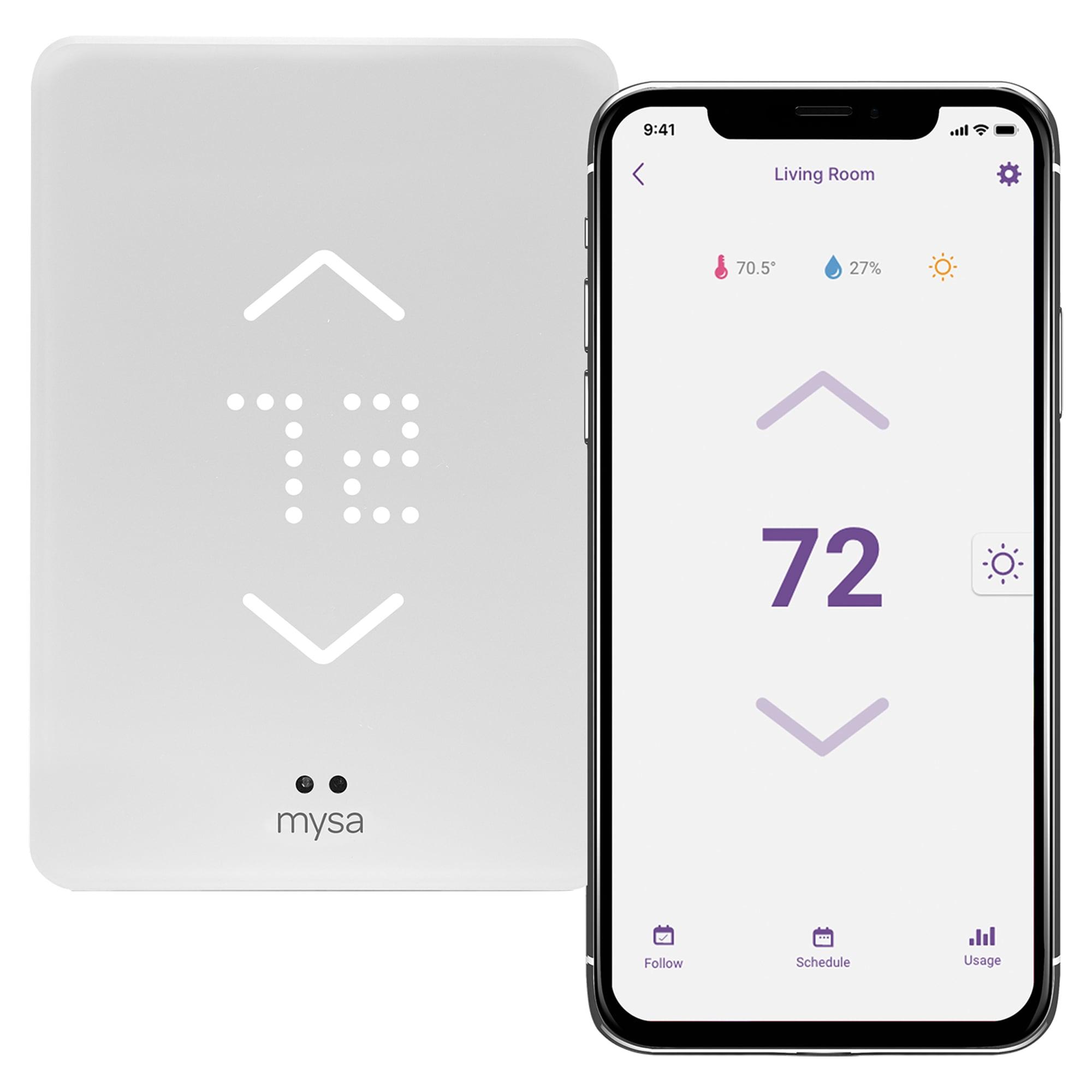 Mysa BB.2.0.01.NA-US Smart Thermostat for Electric Baseboard and In-Wall Heaters V2.0