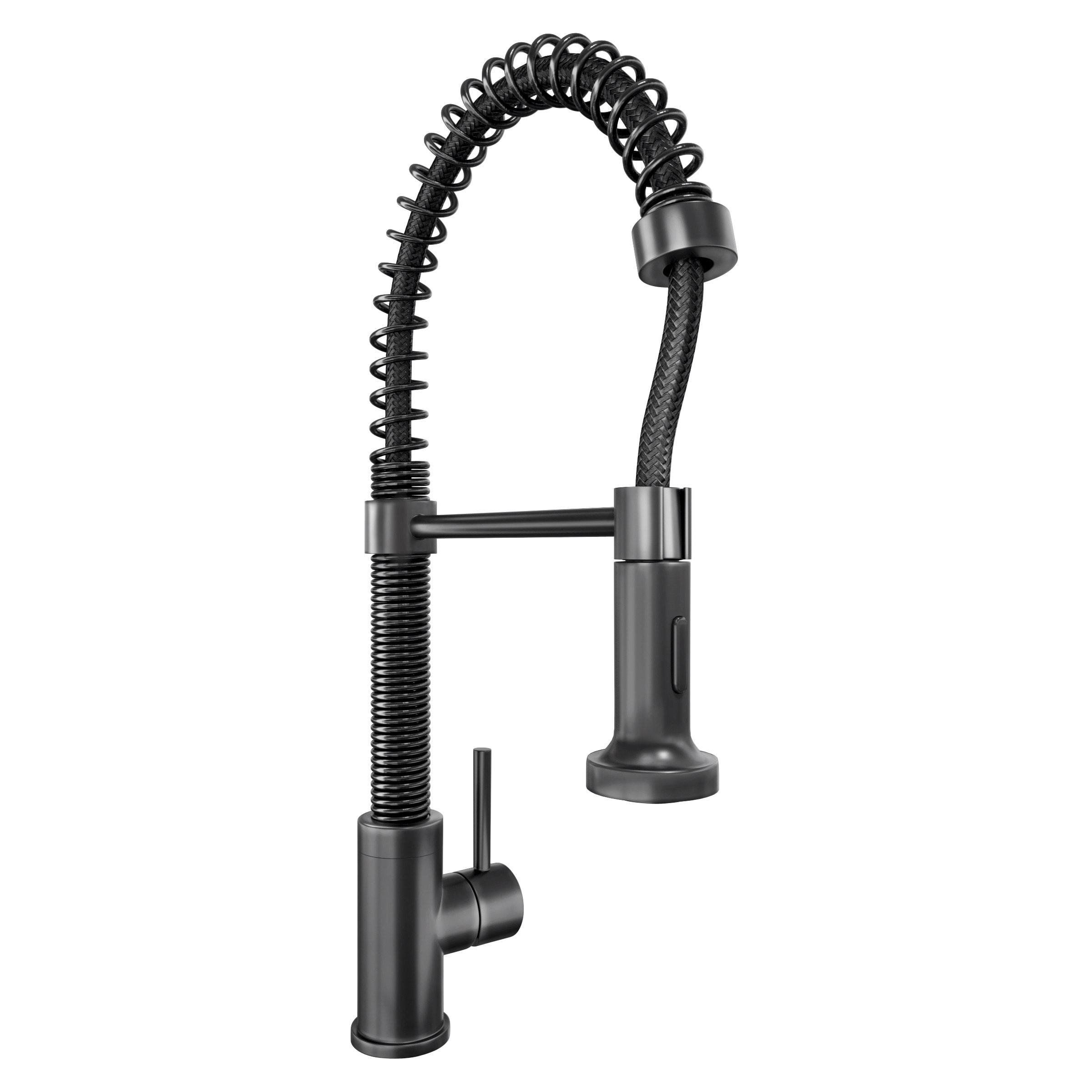 Edison 19" H 1-handle Pull-Down 2-Function Sprayer Kitchen Faucet