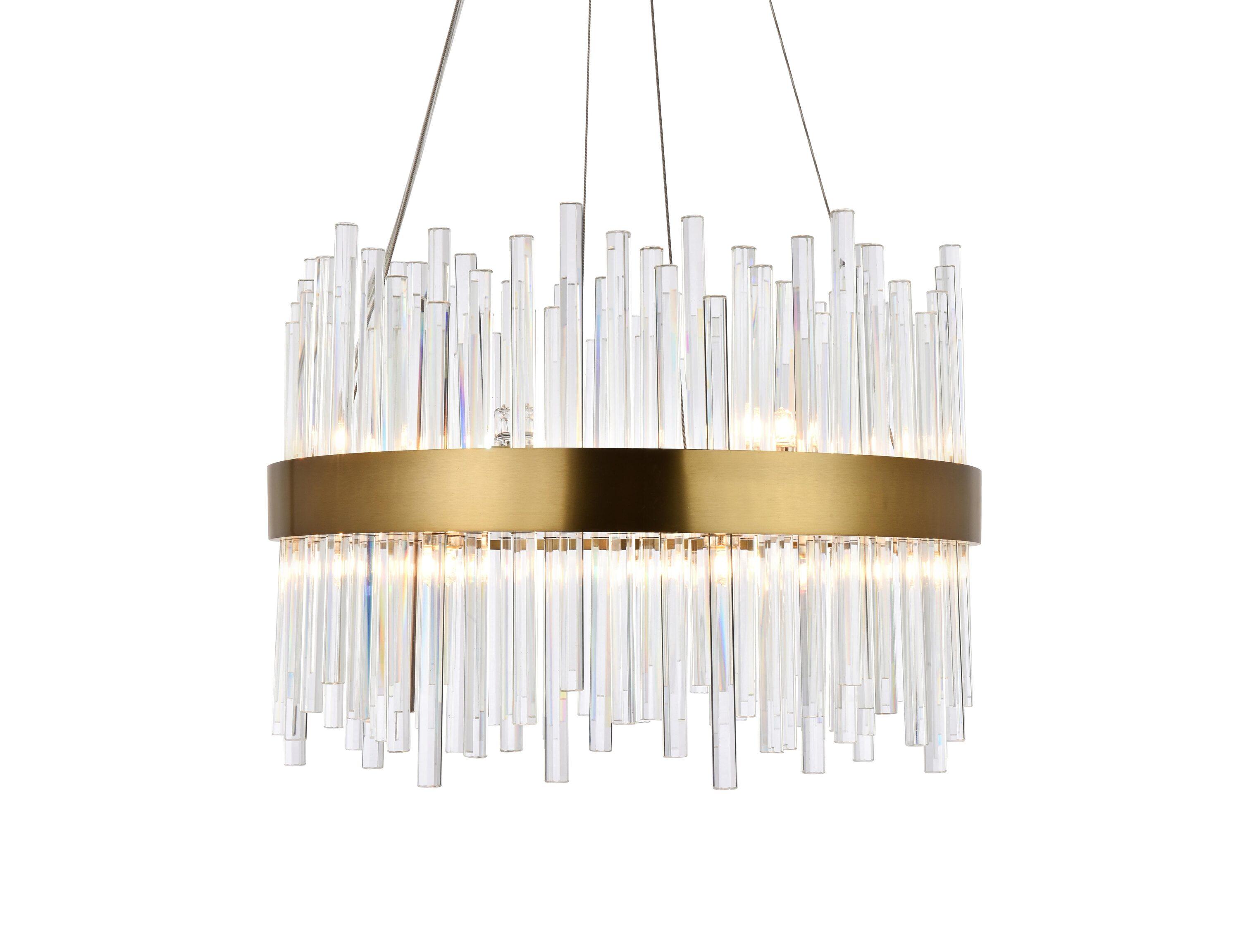 Elegant Lighting Dallas 14 - Light Chandelier in  Gold