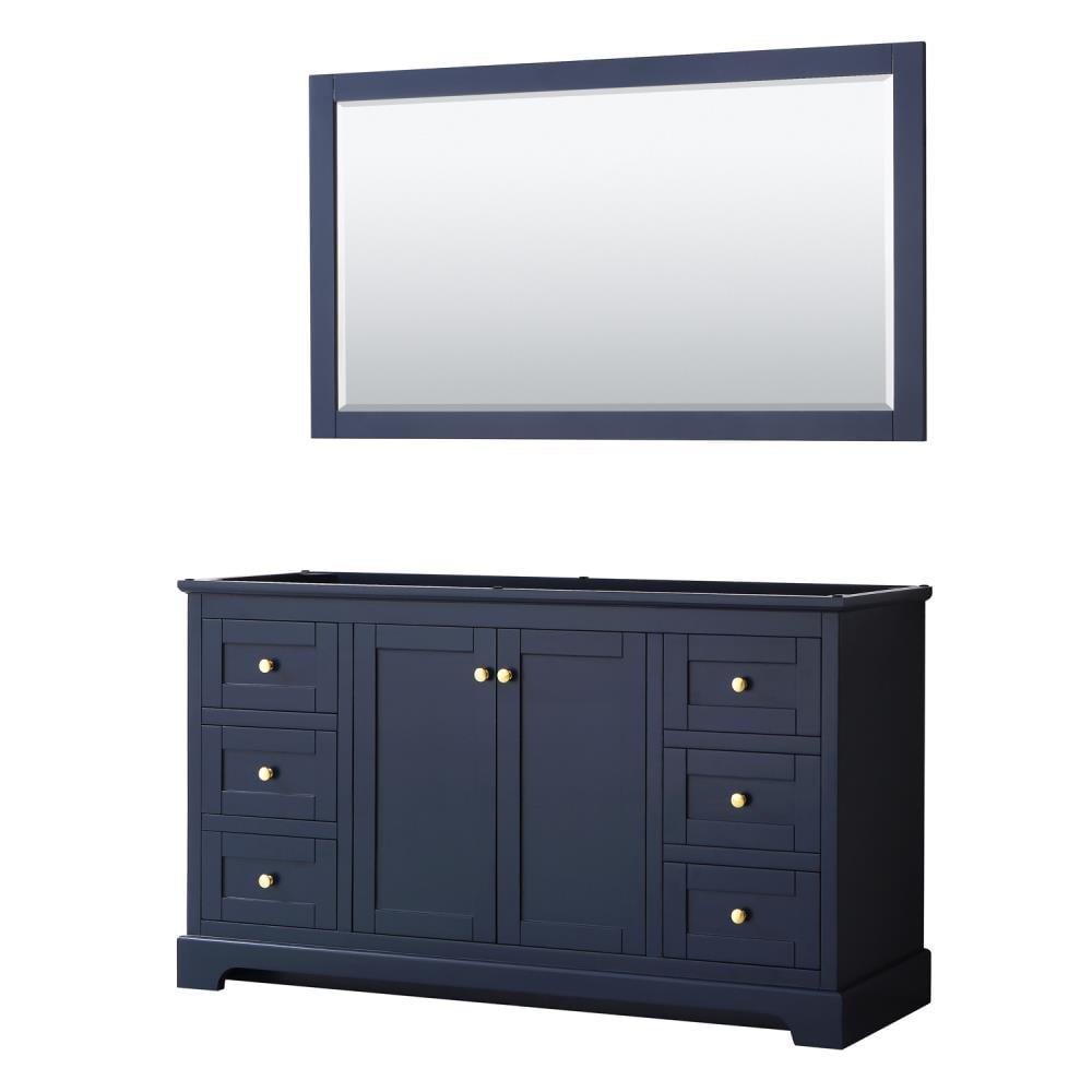 Wyndham Collection Avery 59" Single Bathroom Vanity Base Only