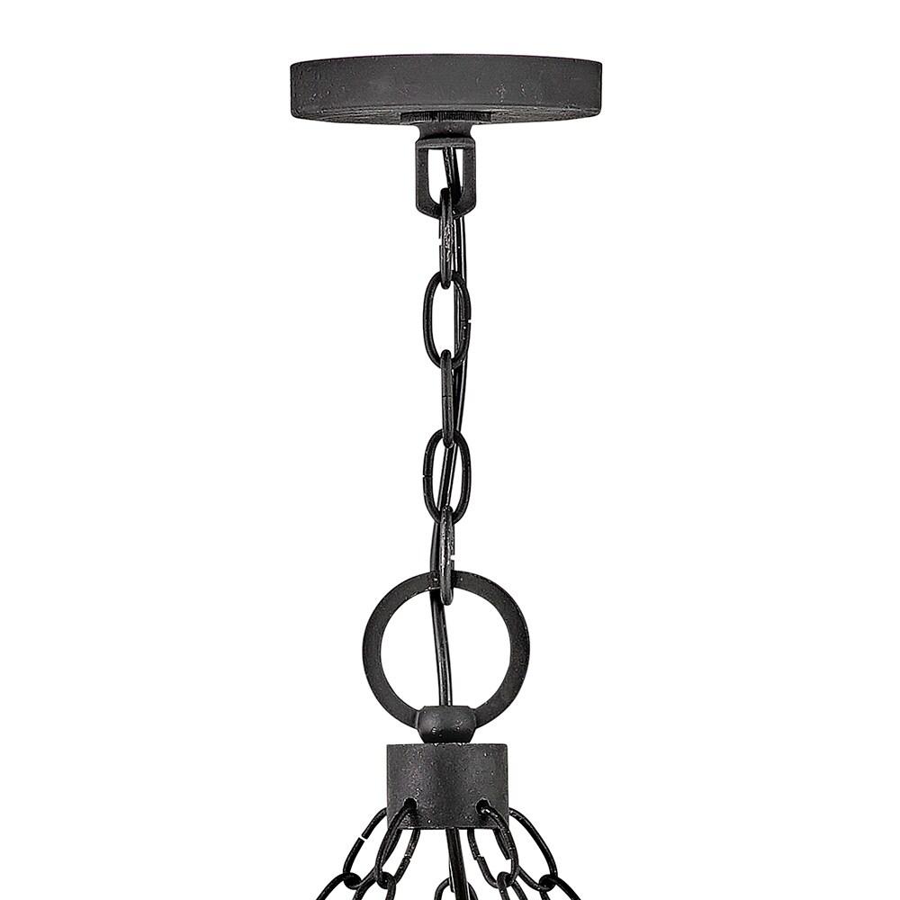 Sawyer 15-Light Single Tier Outdoor Rustic Chandelier