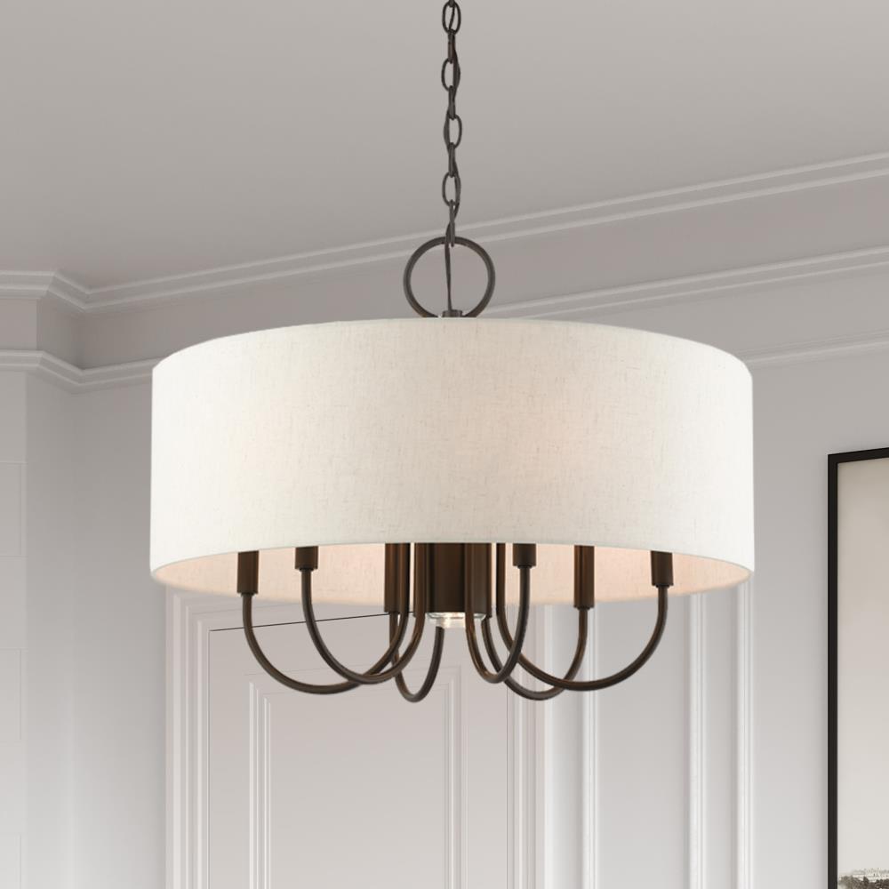 Livex Lighting Blossom 7 - Light Pendant in  English Bronze