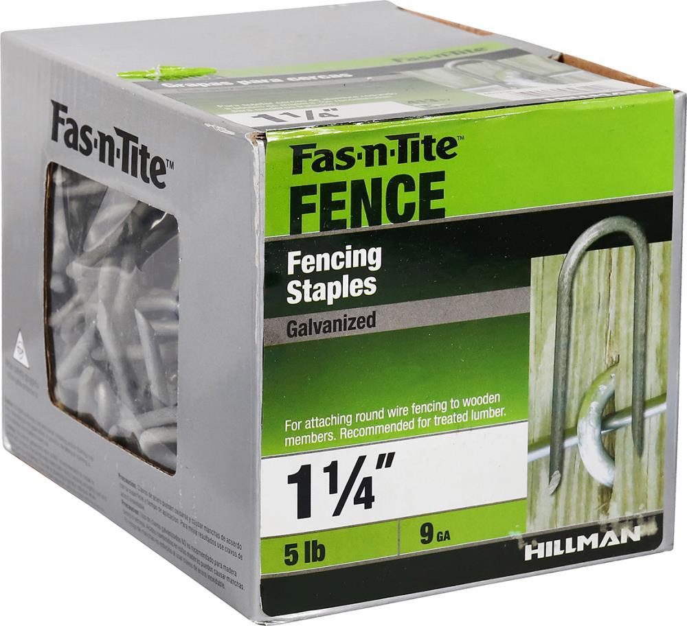 Hillman Fasteners 461298 1.25 in. Hot Dipped Galvanized Fence Staple