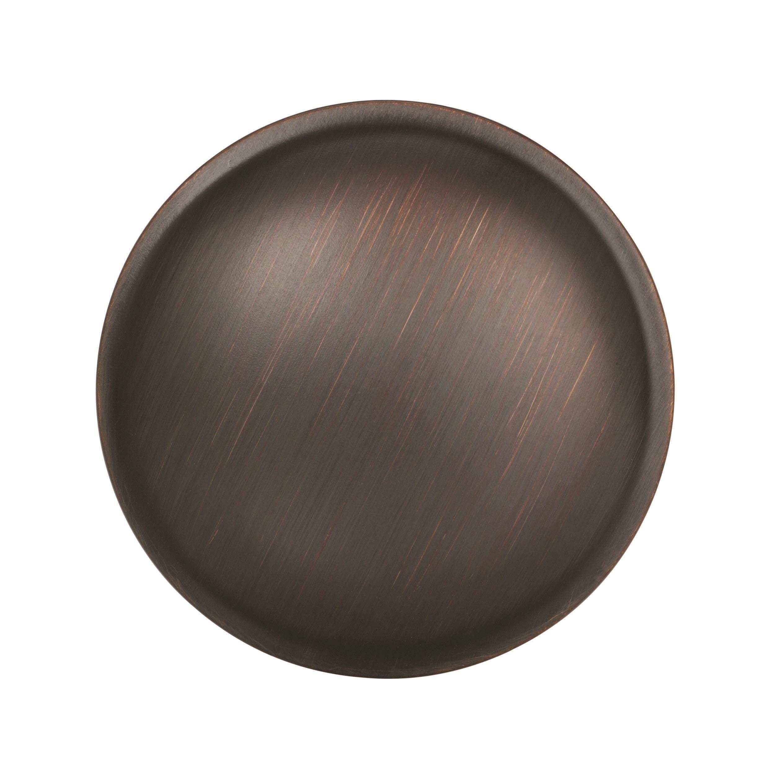 Amerock Allison Round Cabinet Knob 1-1/4 in. D 15/16 in. Oil Rubbed Bronze 1 pk