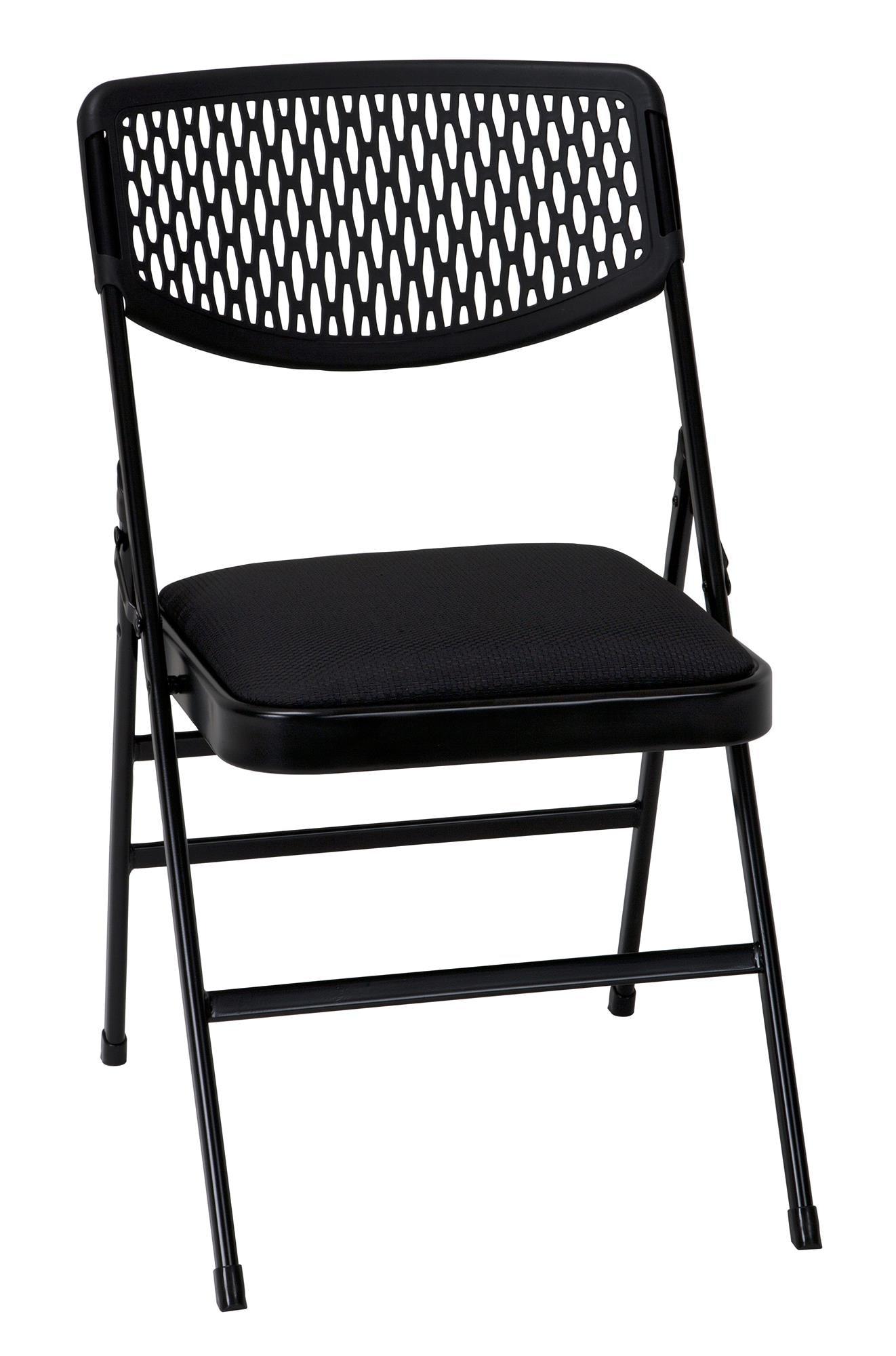 COSCO Ultra Comfort Commercial XL Premium Fabric Padded Folding Chair