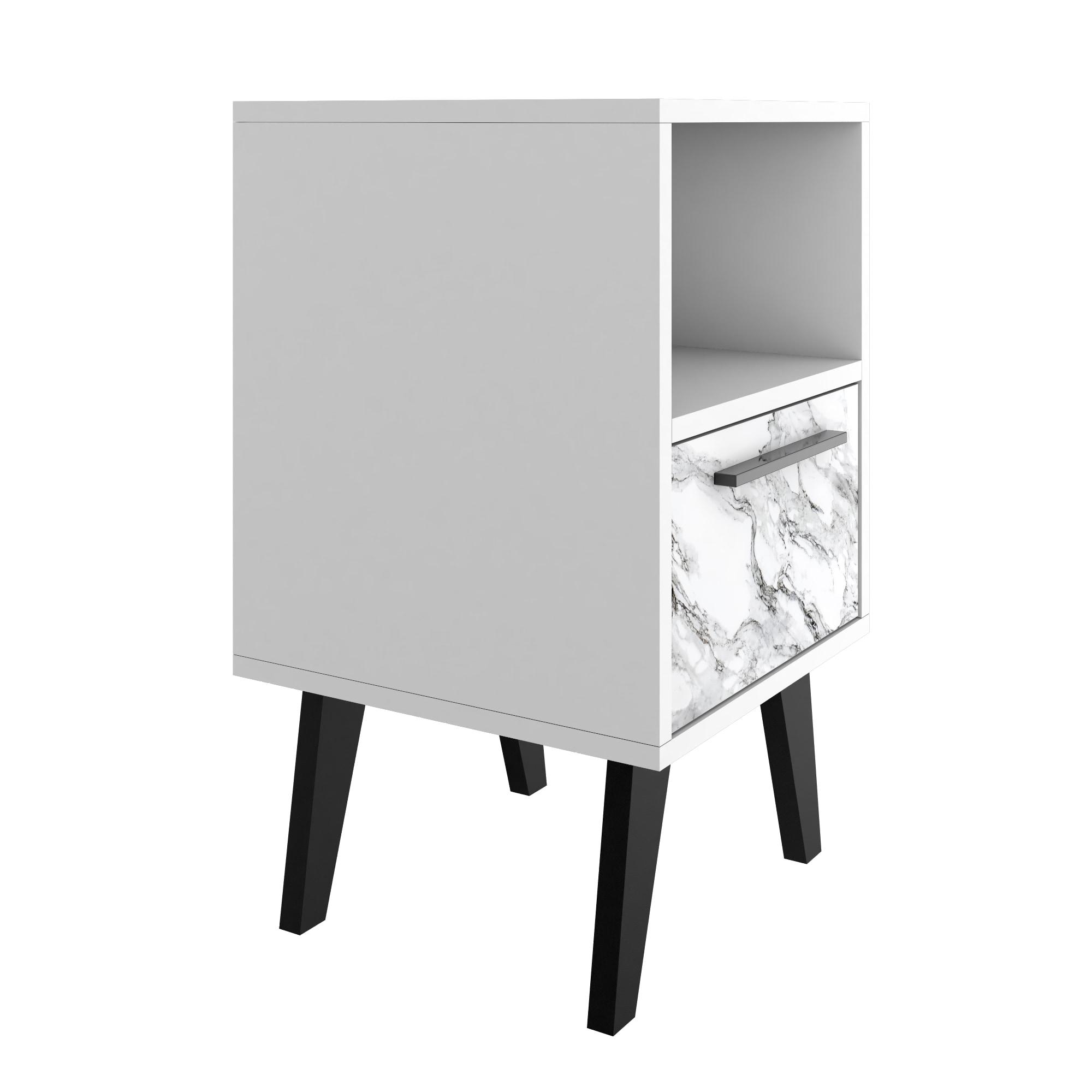 Mid-Century- Modern Amsterdam Nightstand 1.0 with 1 Shelf
