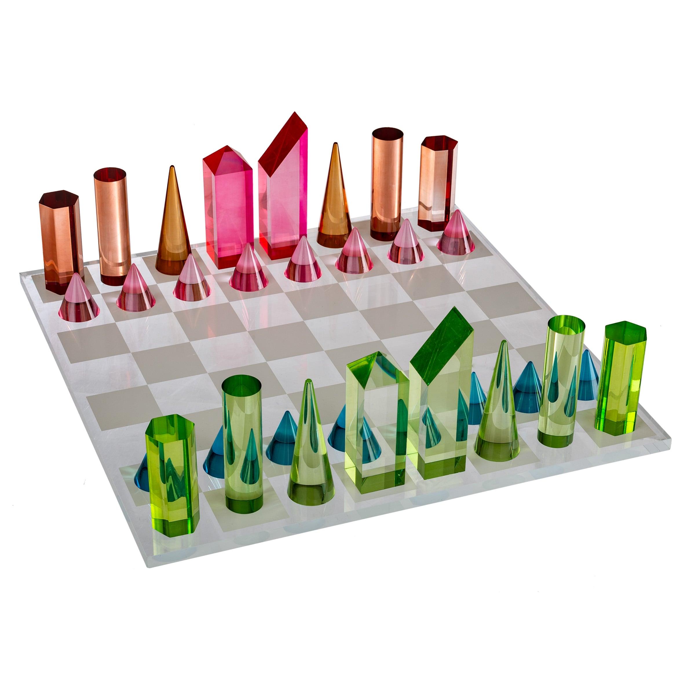 Trademark Games 2 Player Acrylic Chess