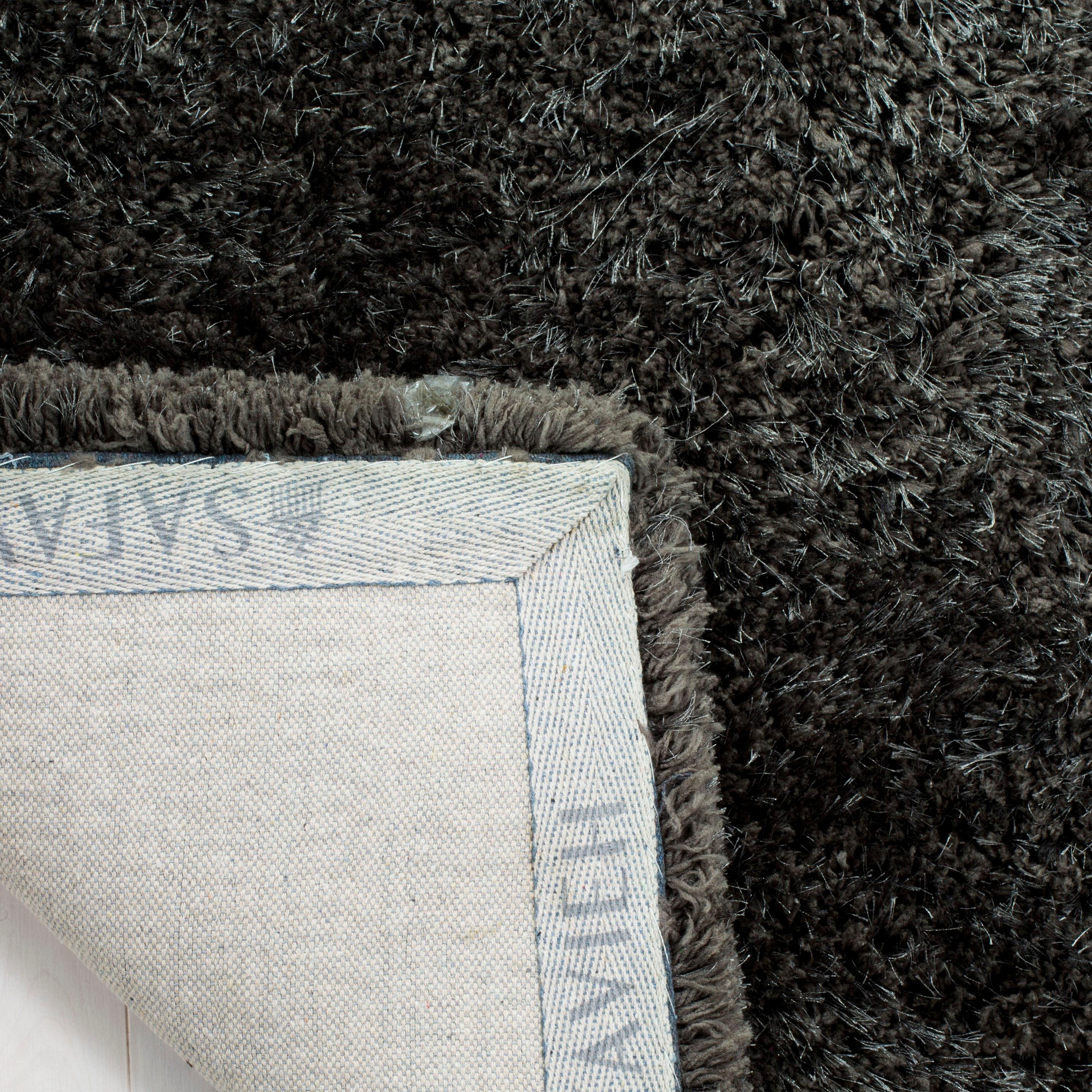 Supreme Shag SGS621 Hand Tufted Indoor Area Rug - Dark Grey - 8'x10' - Safavieh