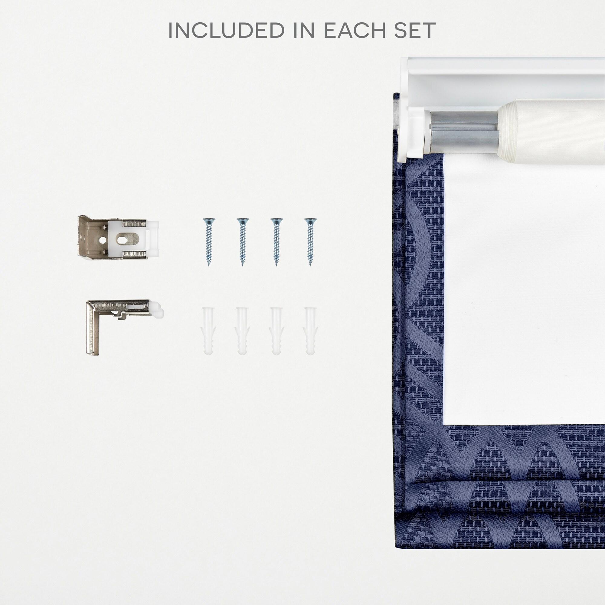 Amalgamated Textiles Exclusive Home Prague Trellis 100% Blackout Roman Shade