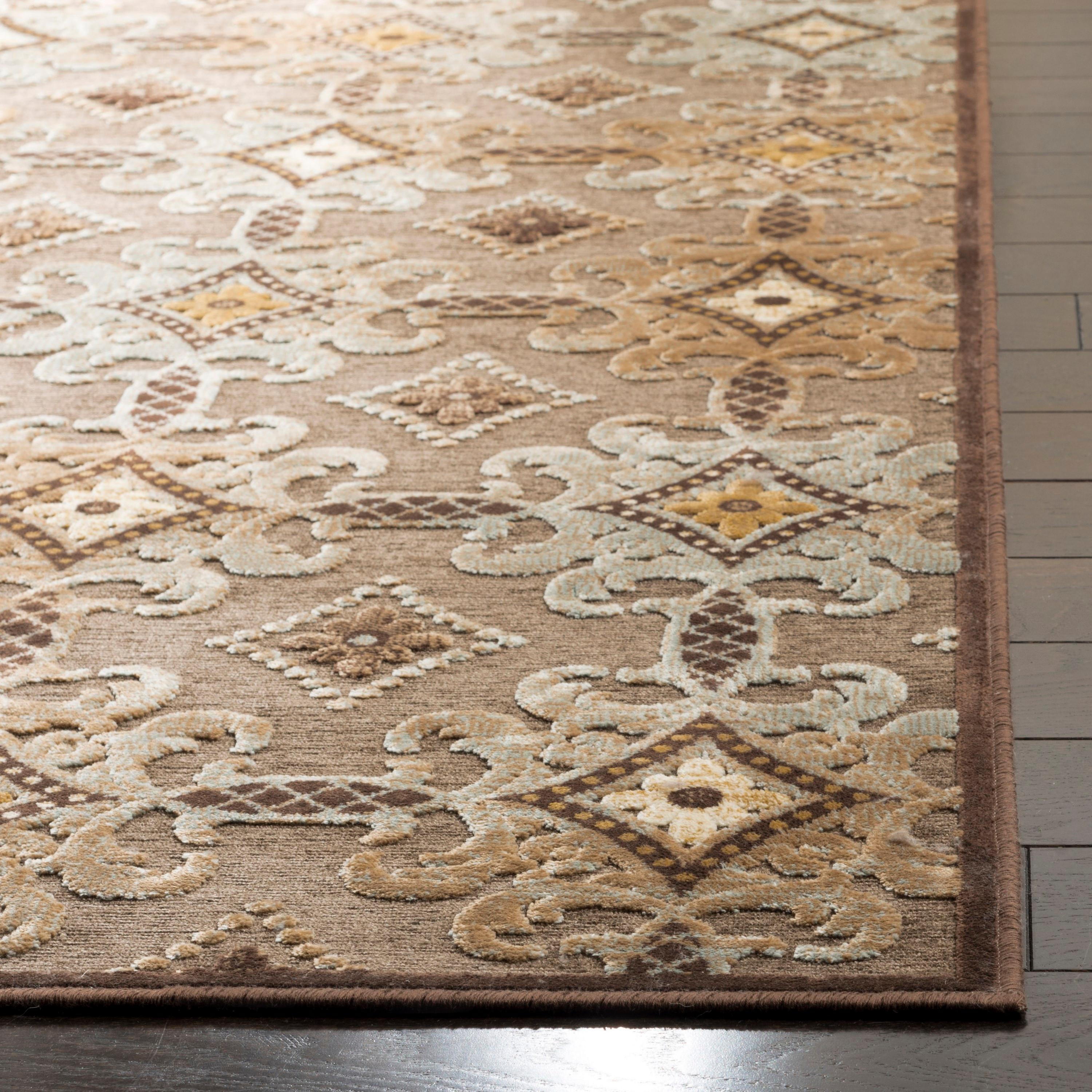 Martha Stewart Collection - MSR7430 - Indoor Power Loomed Accent Rugs - Brown/Brown - 3'3"x5'3"