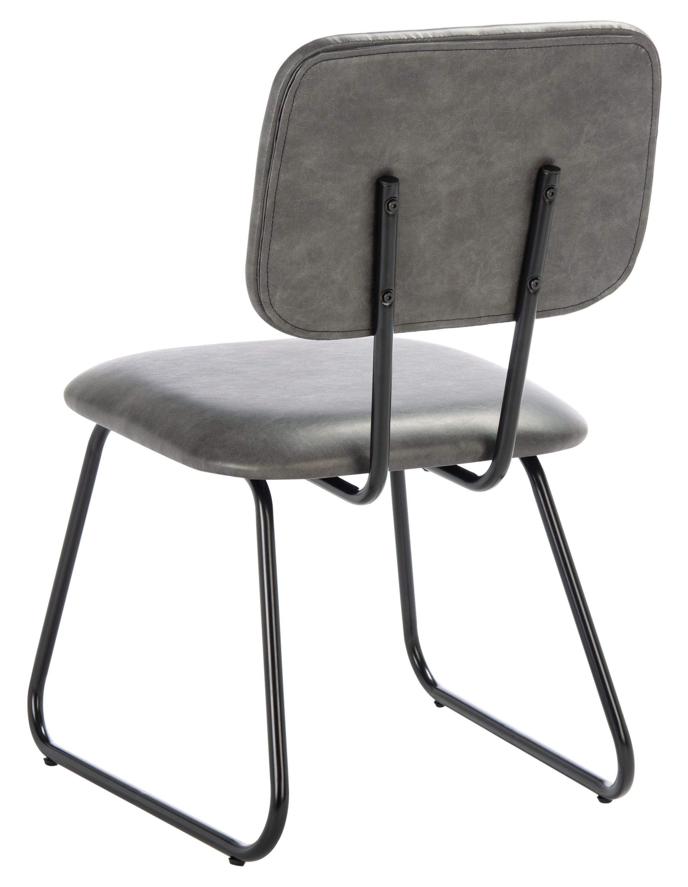 Chavelle Side Chair (Set Of 2) - Grey/Black - Safavieh