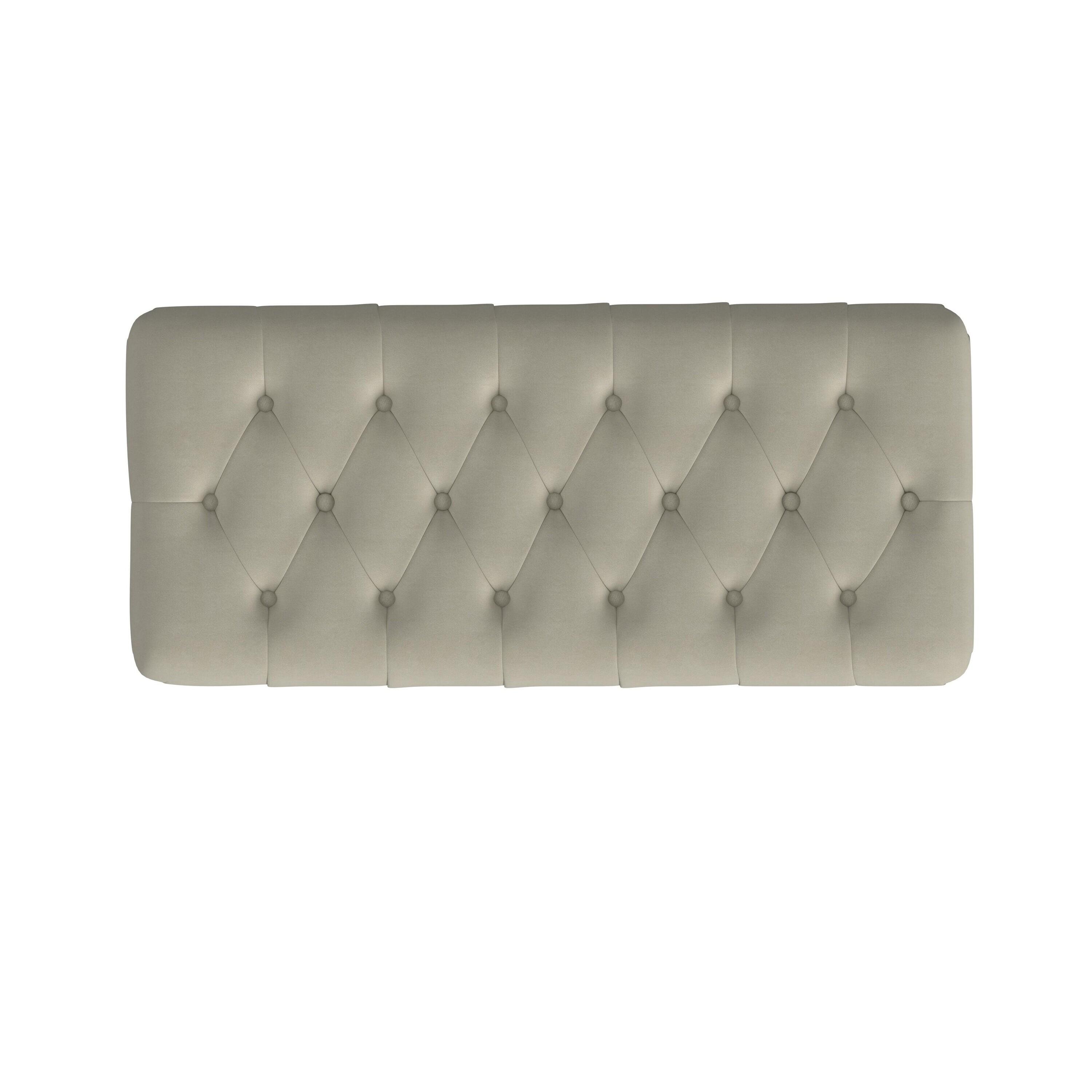 HomePop Velvet Upholstered Storage Bench