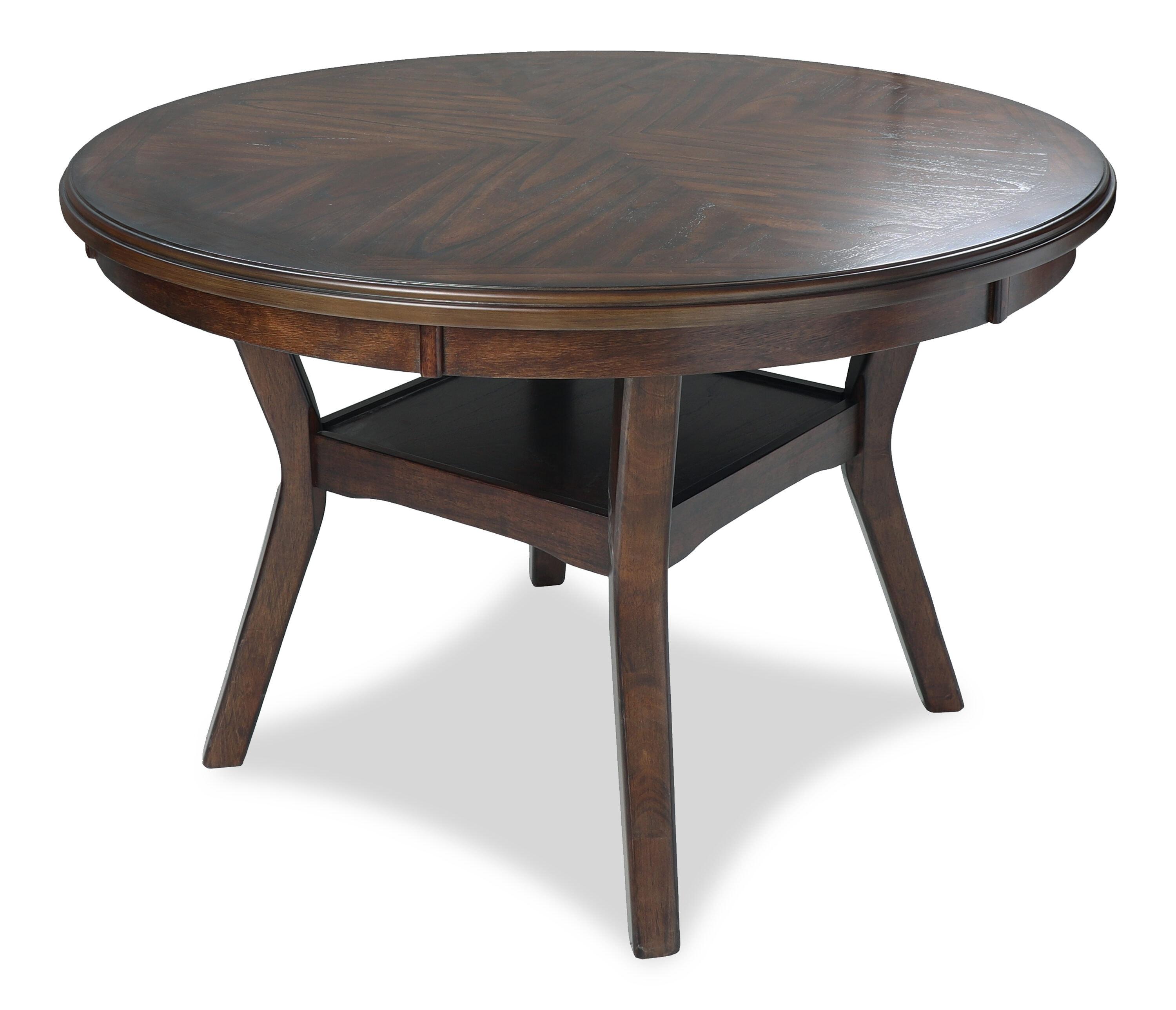 New Classic Furniture Mitchell 5-Piece Transitional Wood Dining Set in Cherry