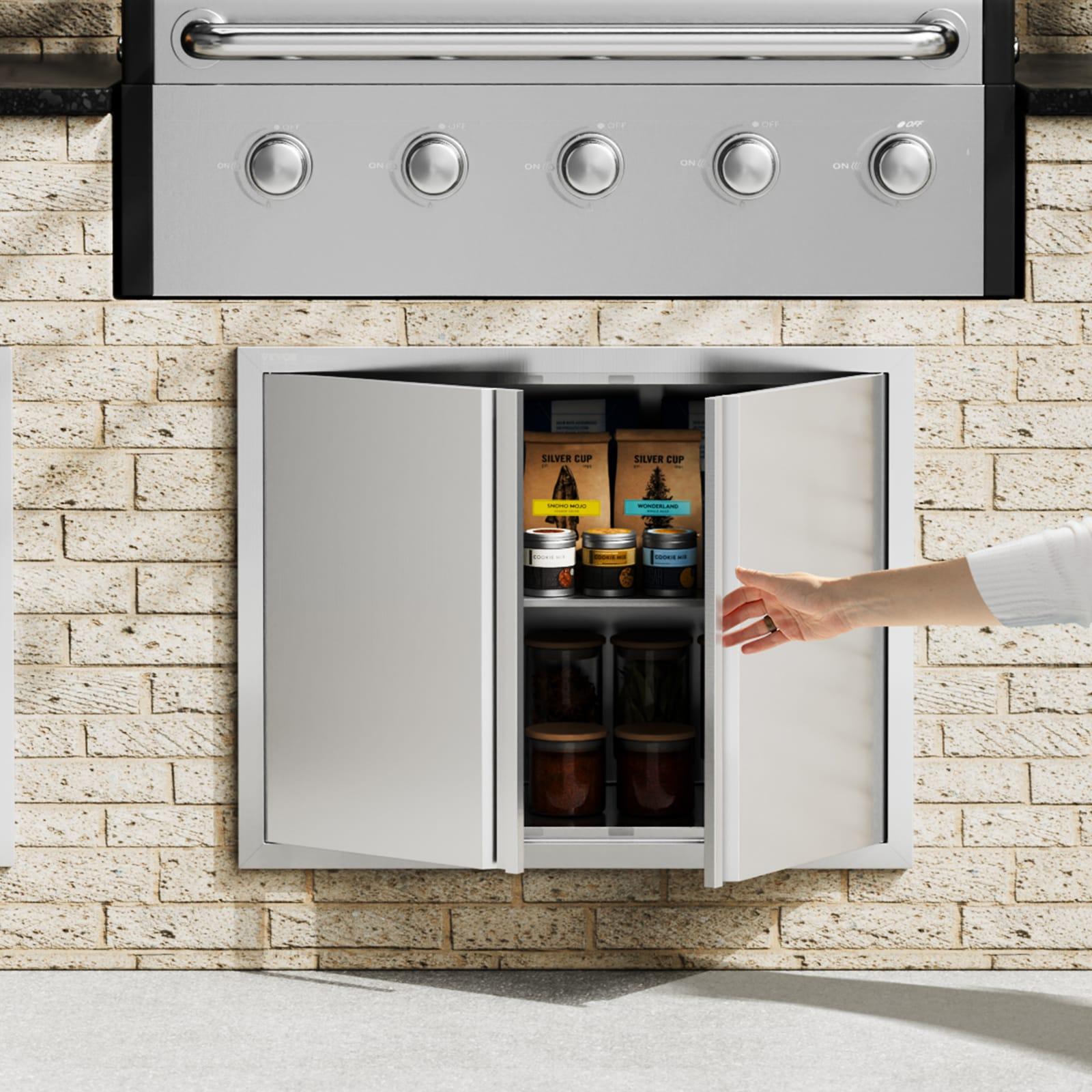 VEVOR VEVOR 31x24 Inch BBQ Island Access Door Outdoor Kitchen Door Stainless Steel