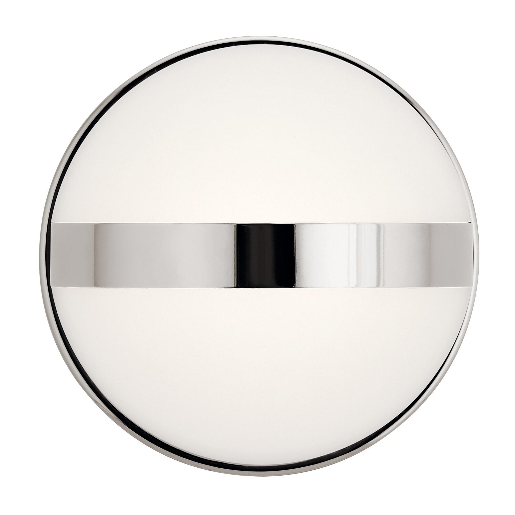 5.25 Inch 12W 1 Led Wall Sconce-Polished Nickel Finish Elan Lighting 85090Pn
