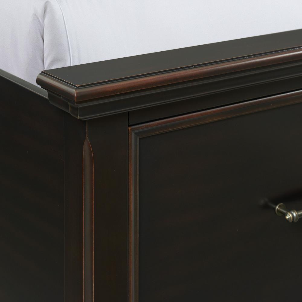 Picket House Furnishings Brooks Queen Platform Storage Bed in Black