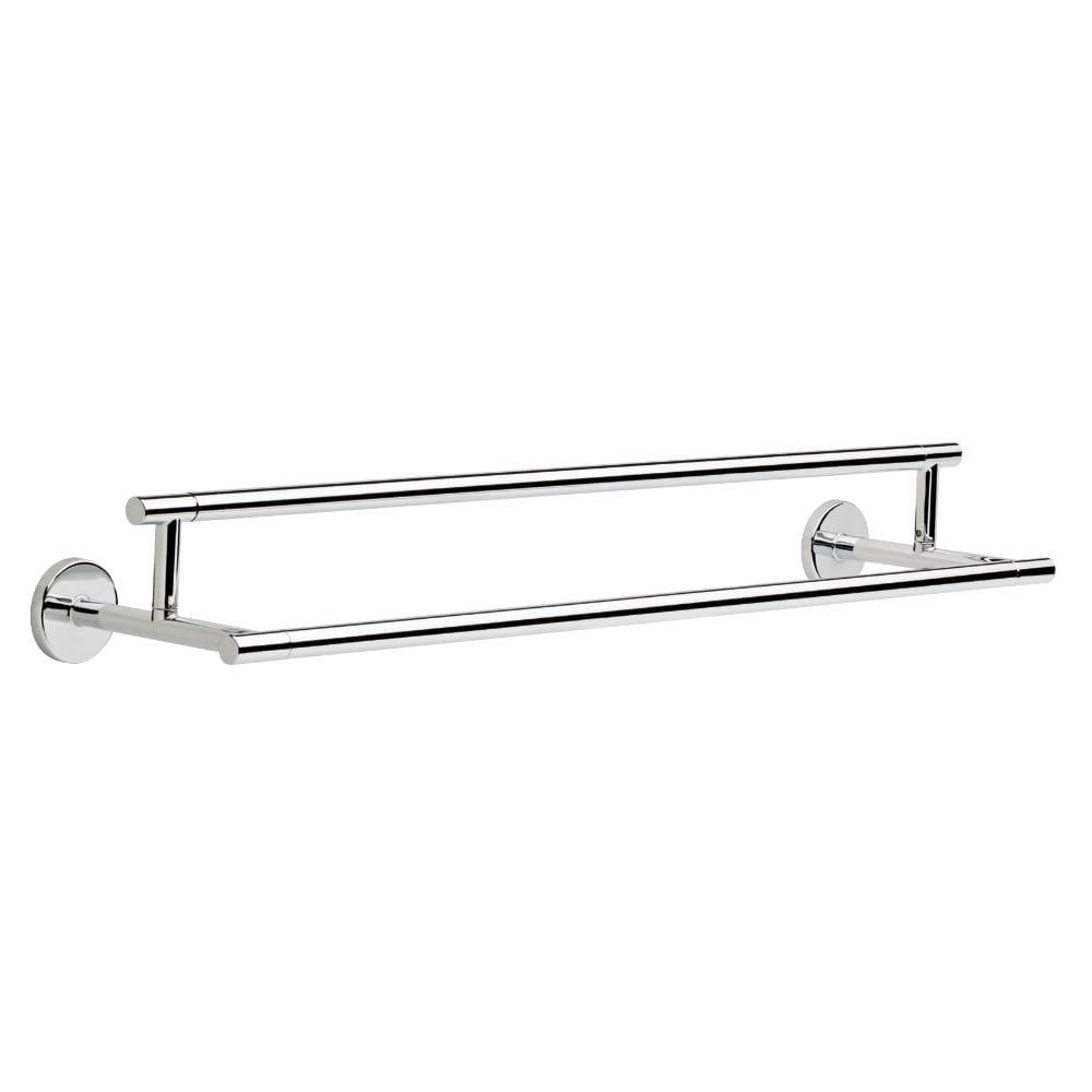 Trinsic 24 in. Double Wall Mount Towel Bar Bath Hardware Accessory