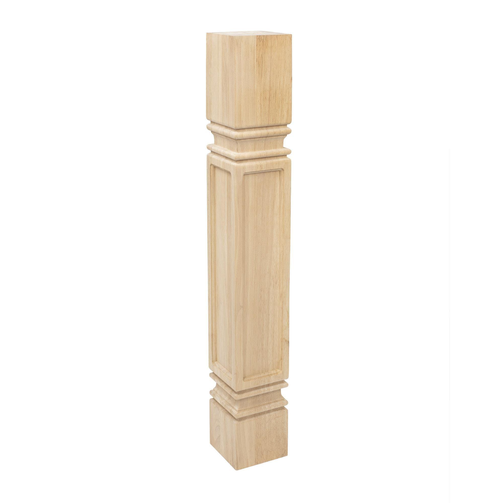 Architectural Products by Outwater L.L.C. 5" Wide x 35-1/4" High Hardwood Mission Plain Island Legs