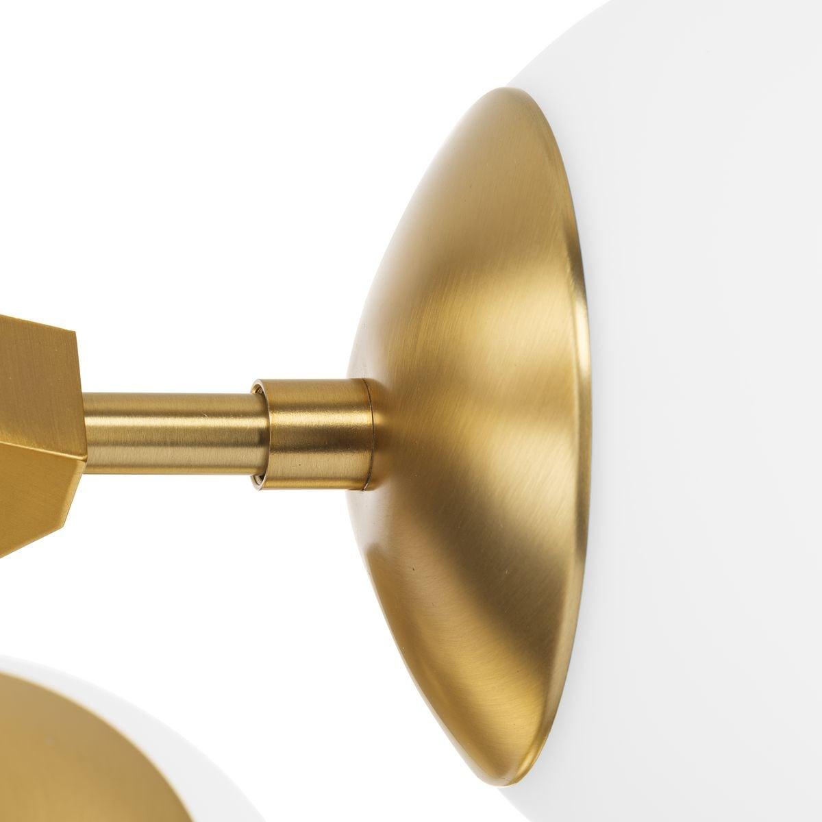 Progress Lighting Haas 6-Light Chandelier, Brushed Bronze, Etched Opal Glass, Design Series