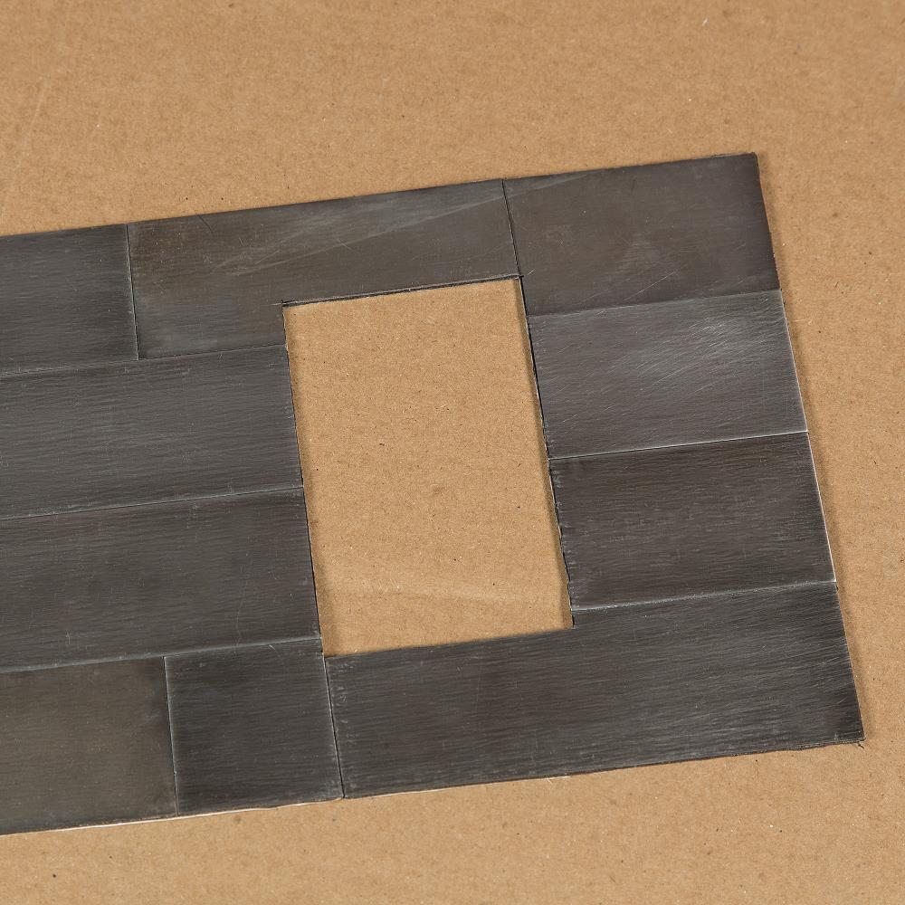 Metal Peel and Stick Mosaic Tile