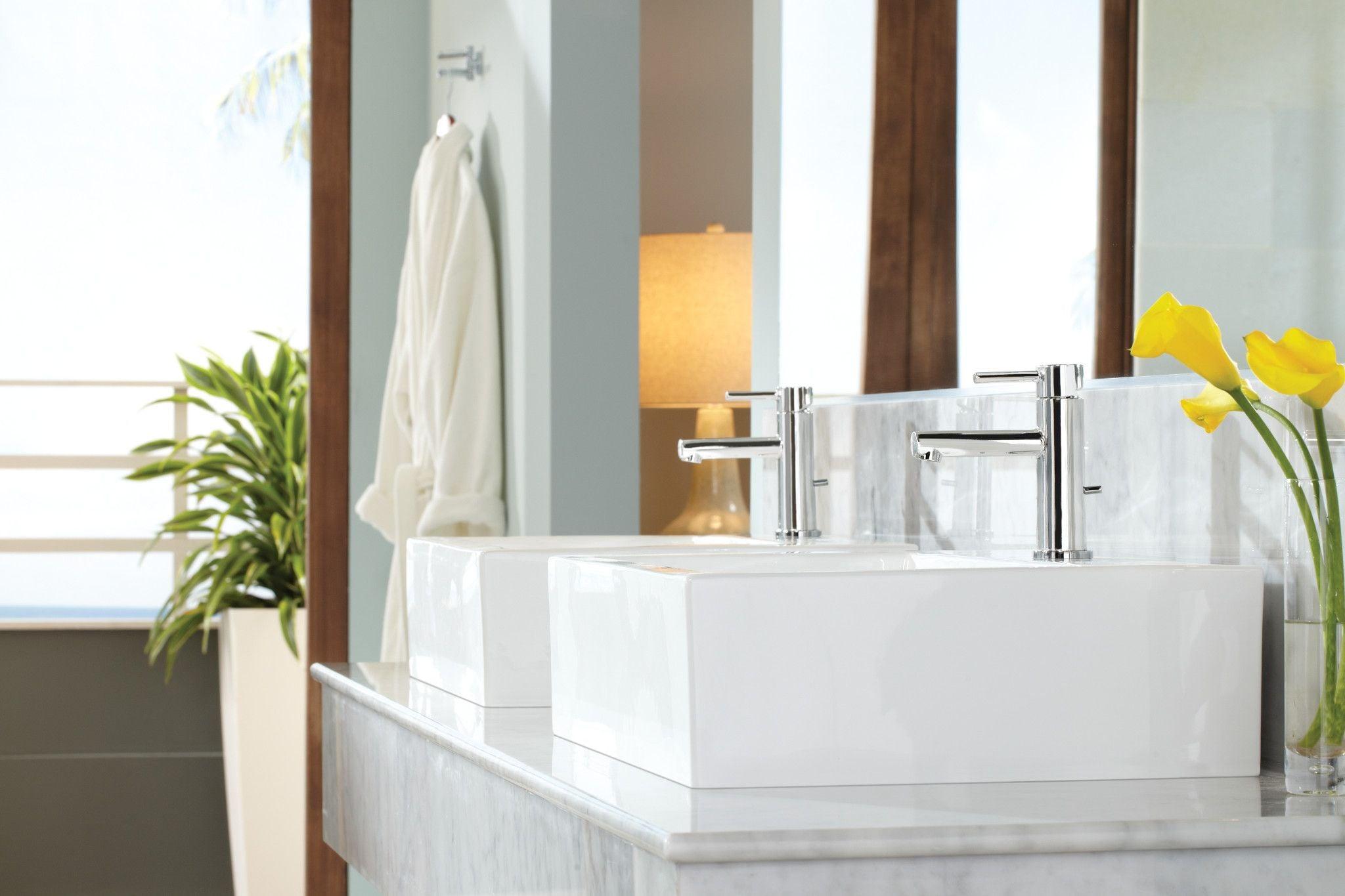 Align Single Hole Bathroom Faucet with Drain Assembly