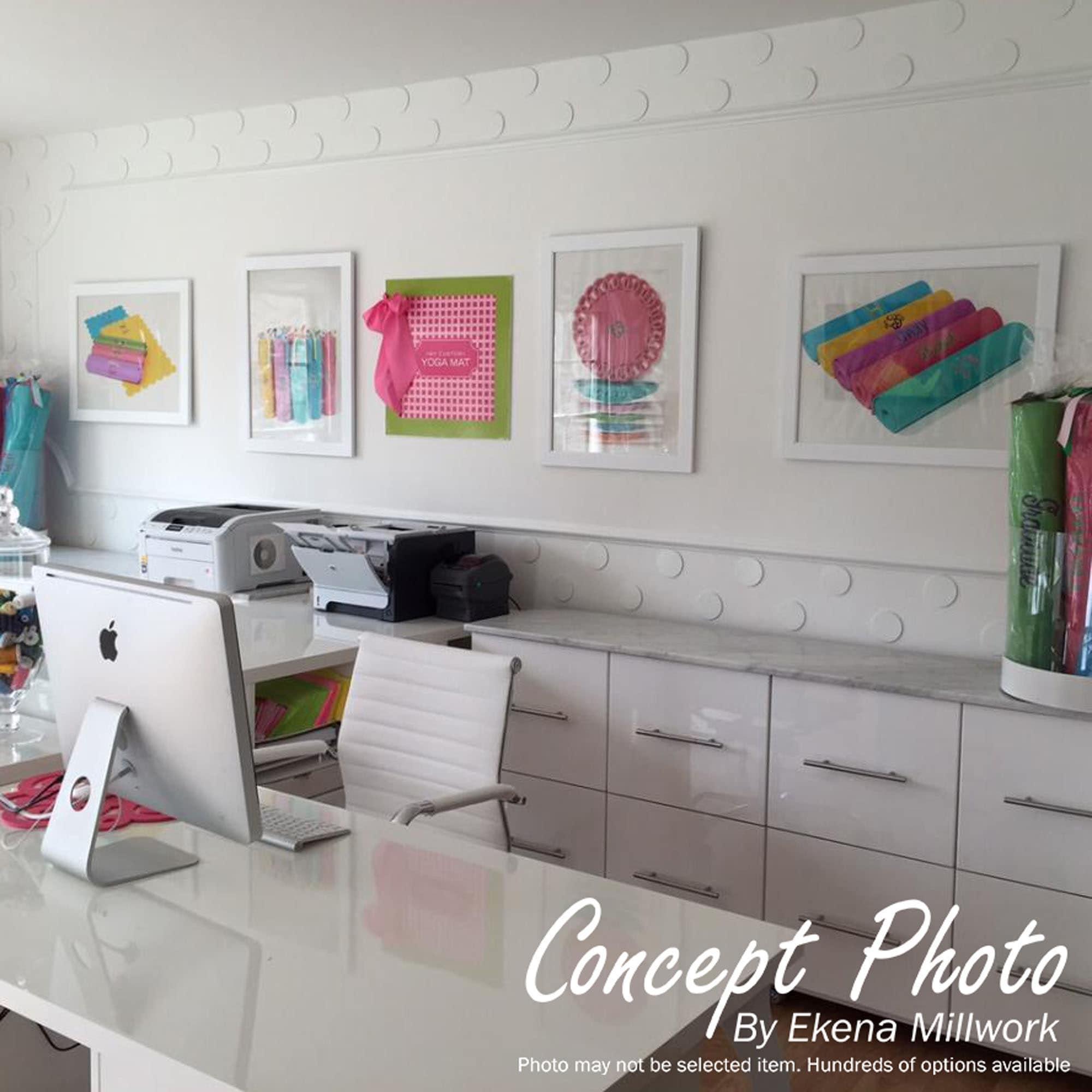 Ekena Millwork 7.5'' H x 78.75'' W x 0.75'' D Urethane Flat Trim