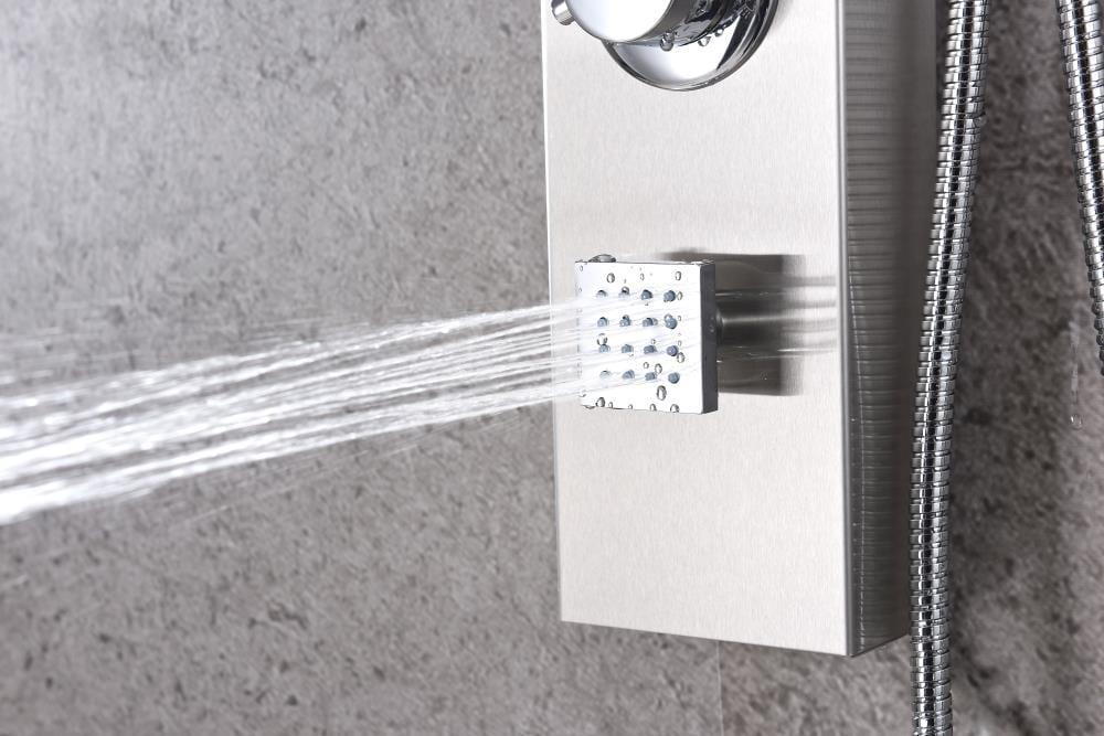 Silent 39.37'' Shower Panel with Adjustable Shower Head