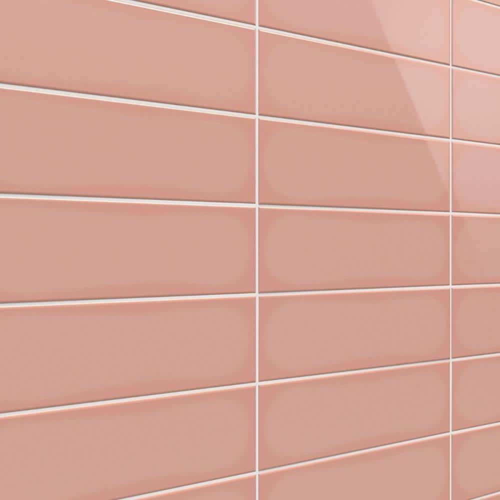 Remington 3.93 in. x 11.81 in. Polished Porcelain Subway Wall Tile (13.55 Sq. Ft. / Case)