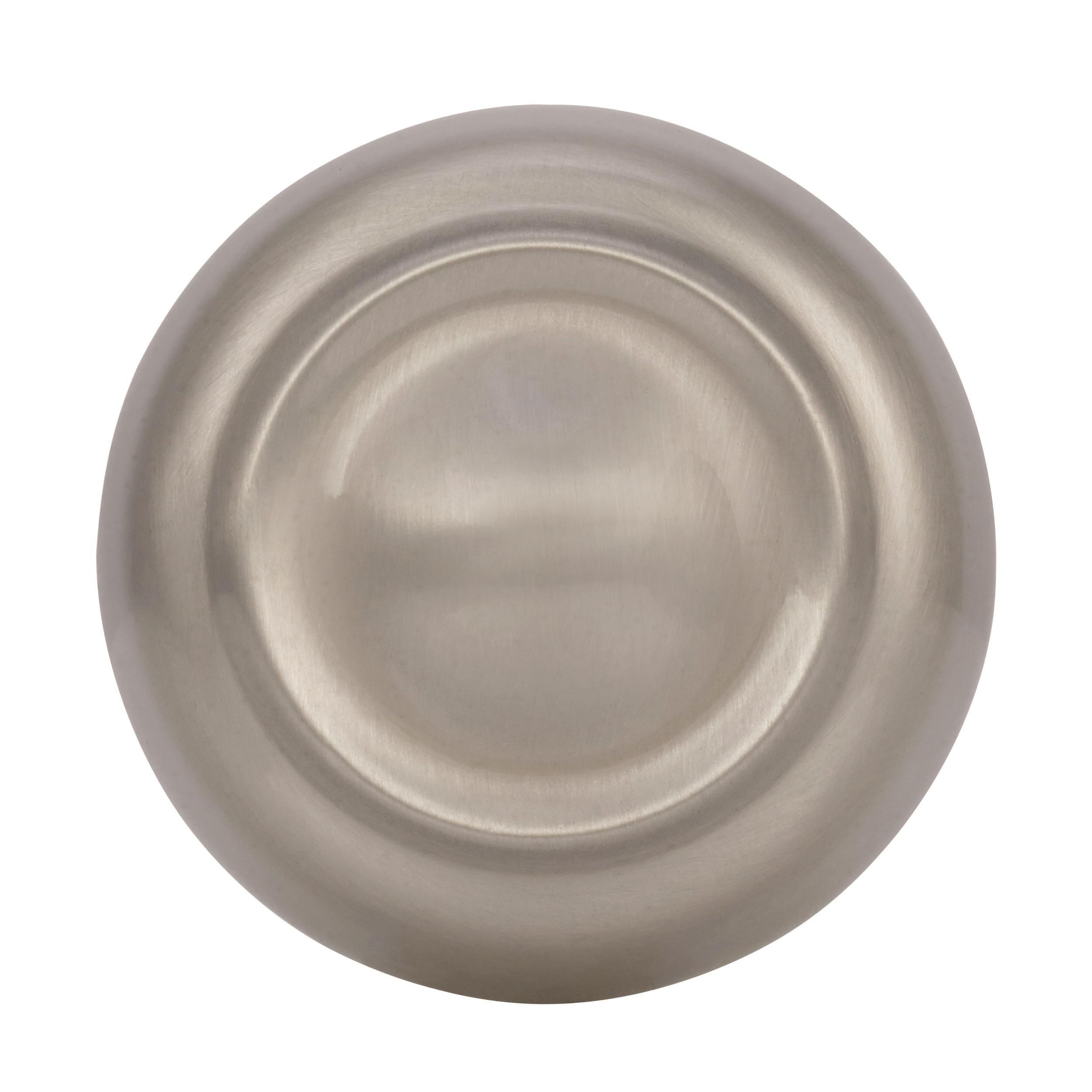 Amerock Kane 1-5/8 inch (41mm) Diameter Satin Nickel Cabinet Knob