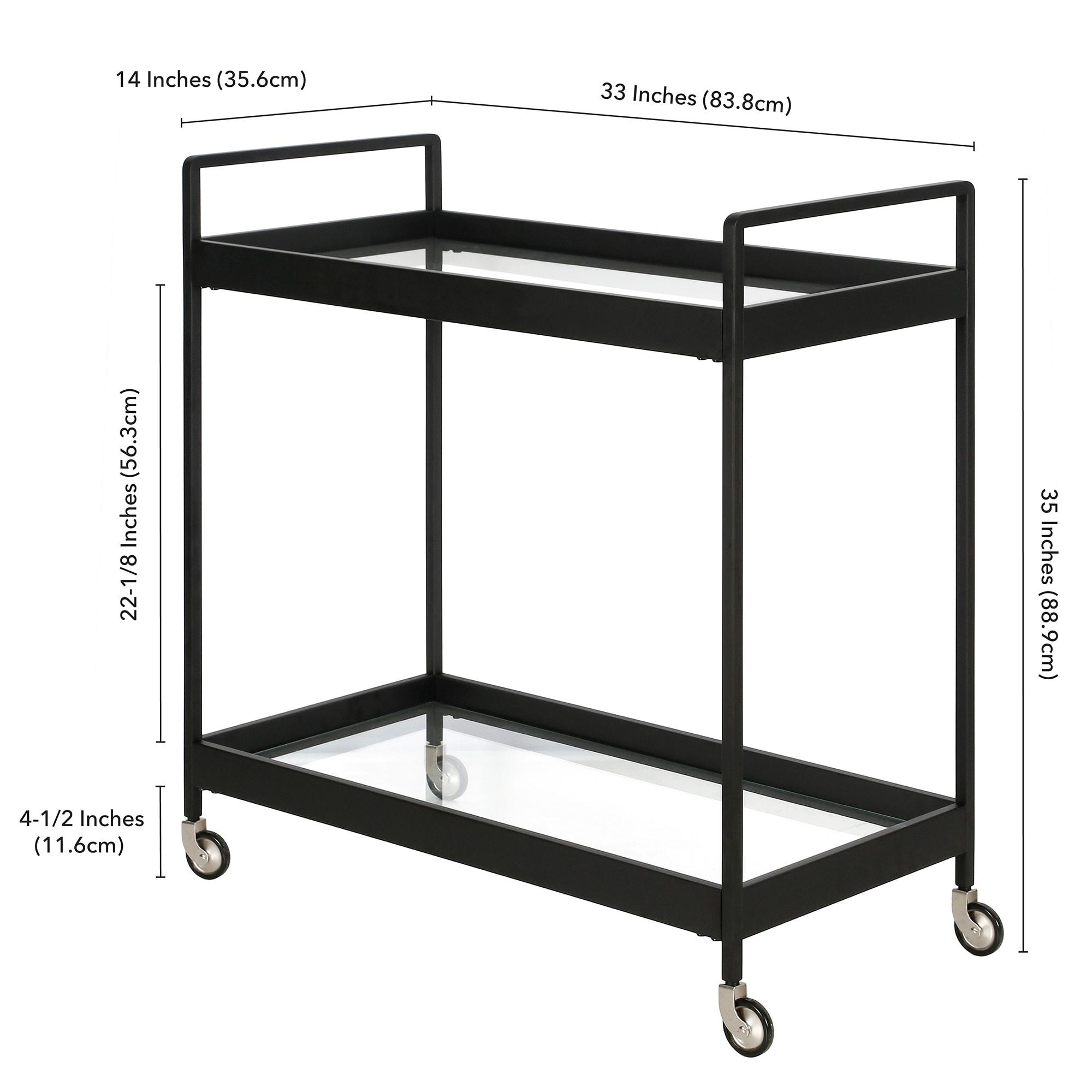 Apprentice Metal Bar Cart