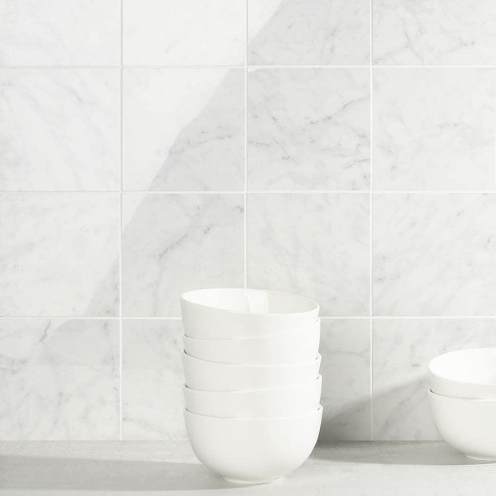 Bond Tile Marmo 6" x 6" Porcelain Marble Look Floor & Wall Tile