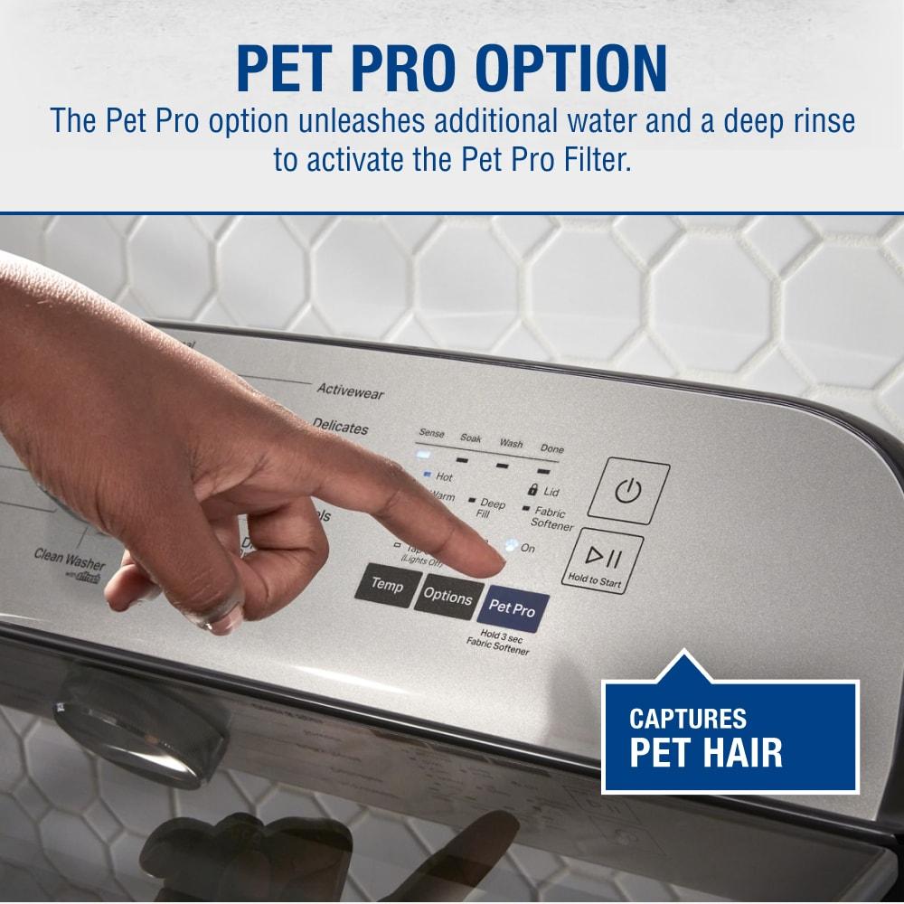 Maytag MVW6500MBK 4.7 Cu. Ft. Volcano Black Pet-Pro Top-Load HE Electric Washer
