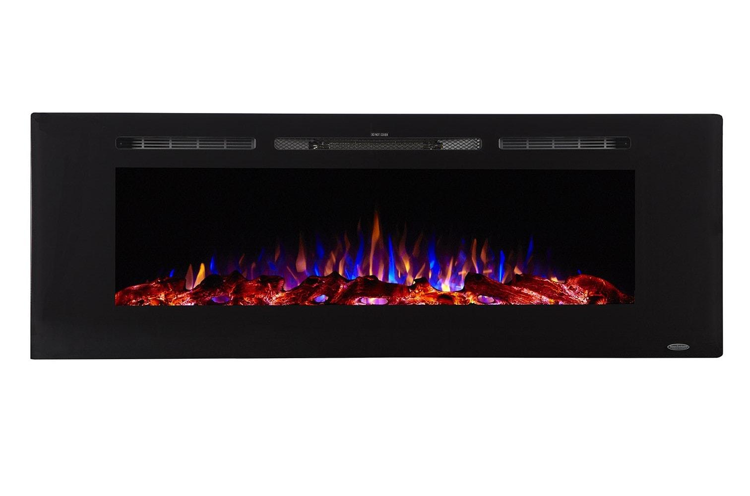 Touchstone The Sideline Electric Fireplace for Recessed or Wall Mount Installation