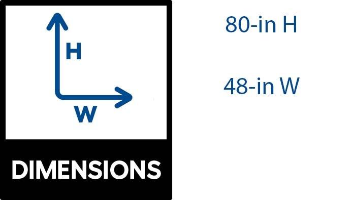 Renin 81'' Solid + Manufactured Wood Mirrored Sliding Closet Doors