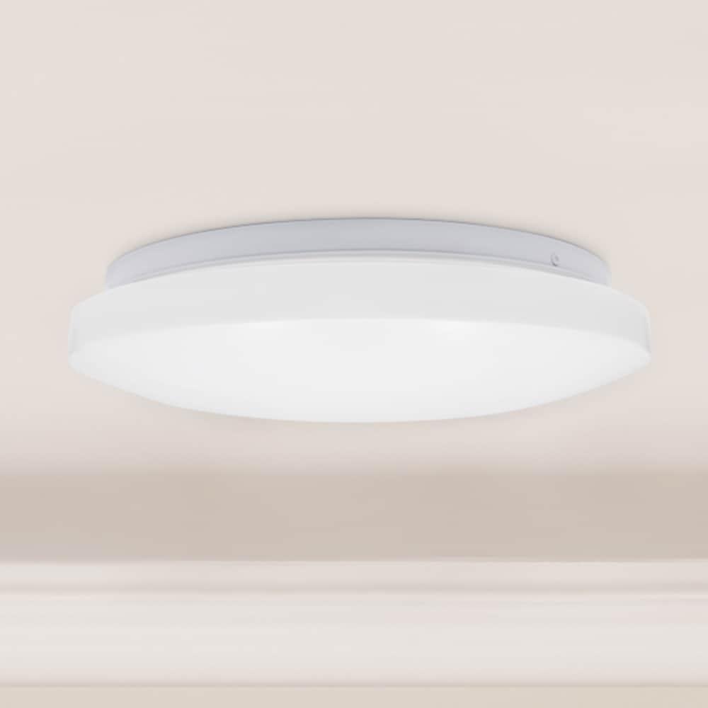 Maxxima 13 in. Round LED Flush Mount Ceiling Light, Dimmable, 3000K Warm White, 1900 Lumens