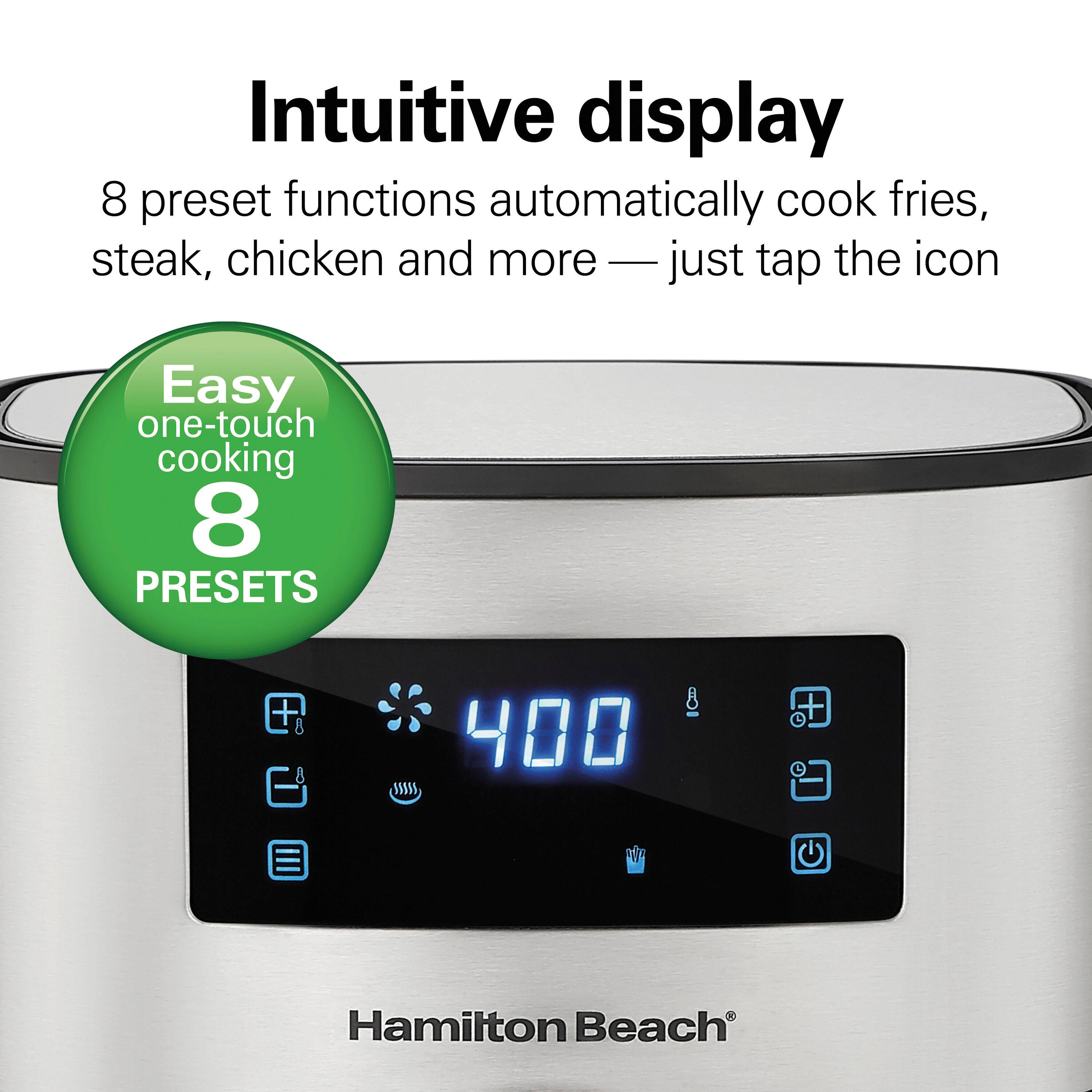 Hamilton Beach® 5.8 Quart Digital Air Fryer 5.8 Quart Capacity