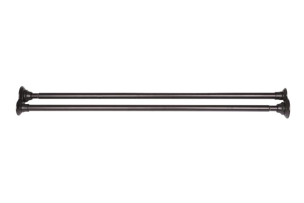Utopia Alley 72'' Straight Tension Shower Curtain Rod & Hook Set