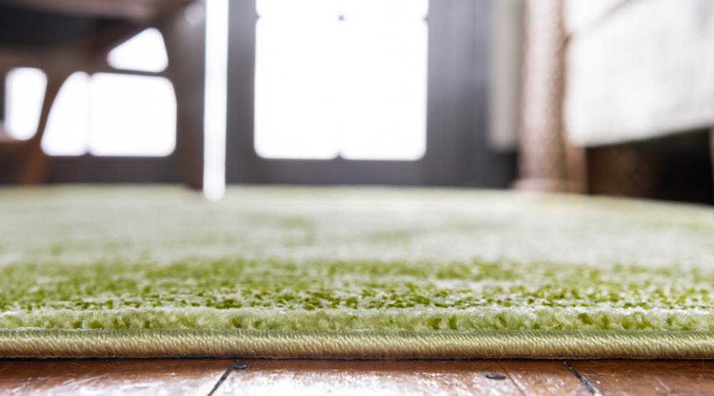 Unique Loom 7' 1 x 10' 0 Light Green La Jolla Floral Area Rug