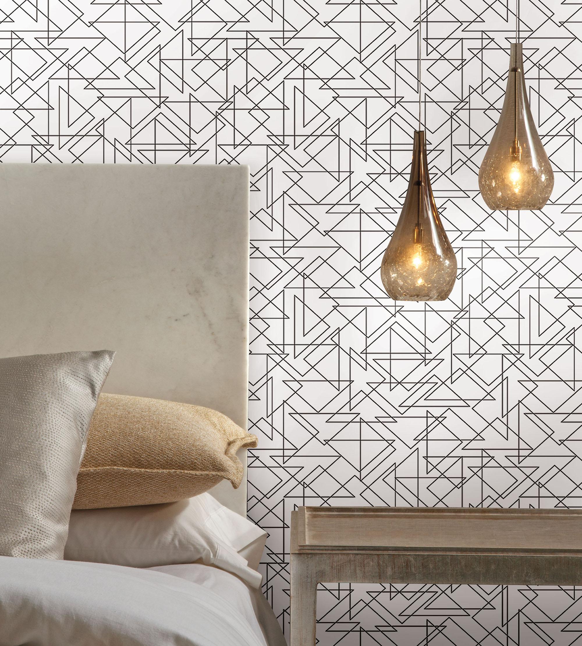 Peel & Stick Geometric Wallpaper