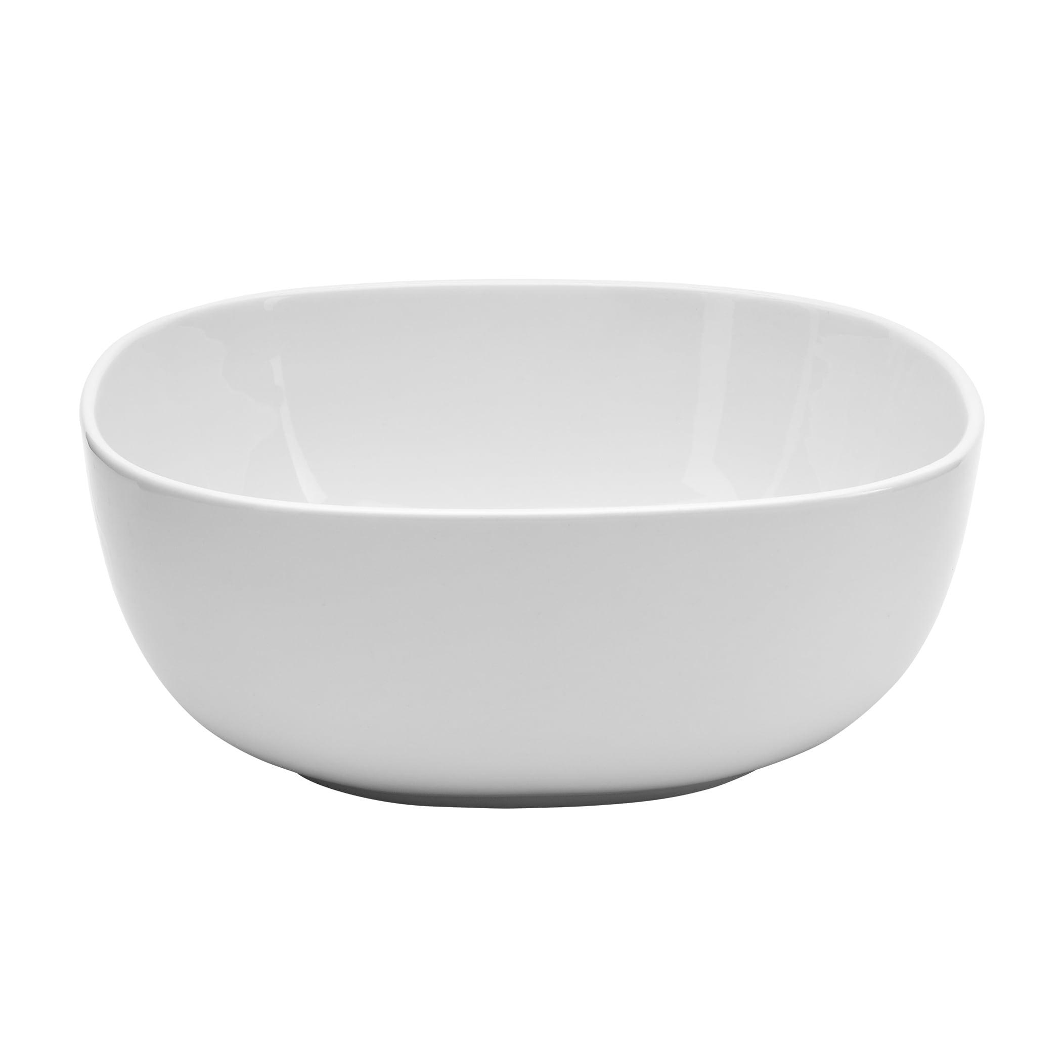 Denmark White Porcelain Chip Resistant Scratch Resistant Grade Serveware, 3 Piece Serving Bowl Set