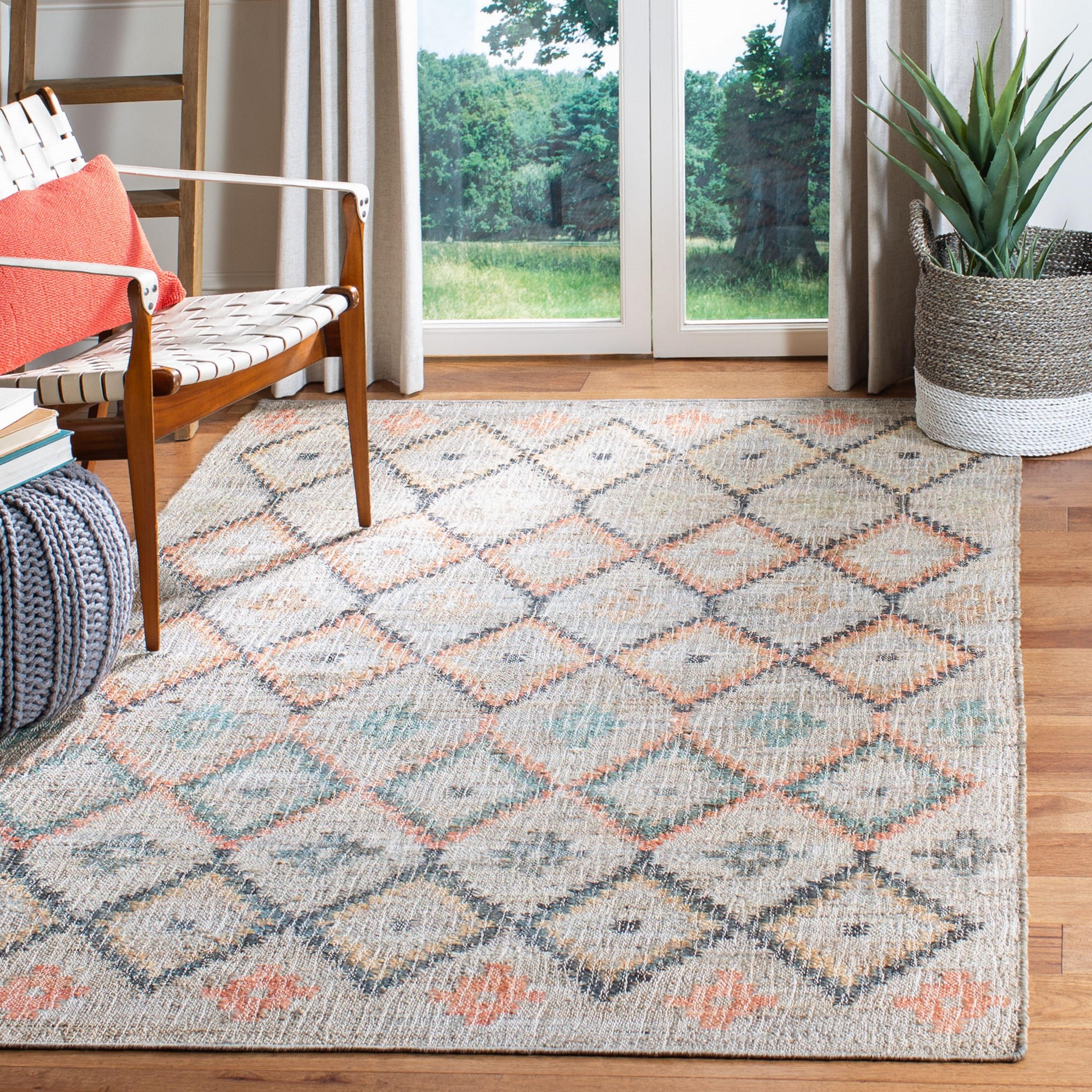 Kilim KLM753 Hand Loomed Area Rug - Beige/Gold - 3'x5' - Safavieh.