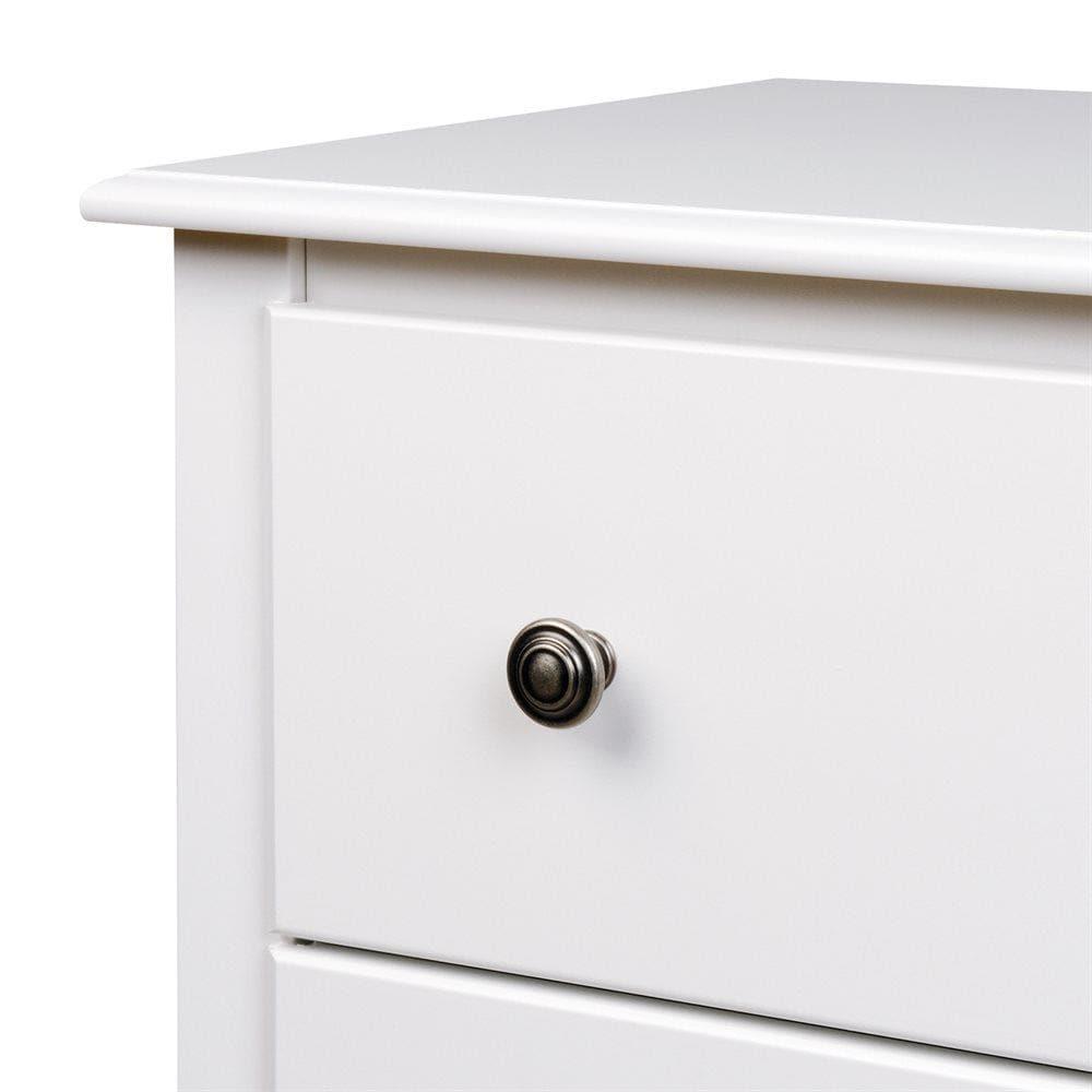 Prepac Monterey Armoire White: Transitional Style, Wood Composite, 2-Door Wardrobe for Hanging Clothes