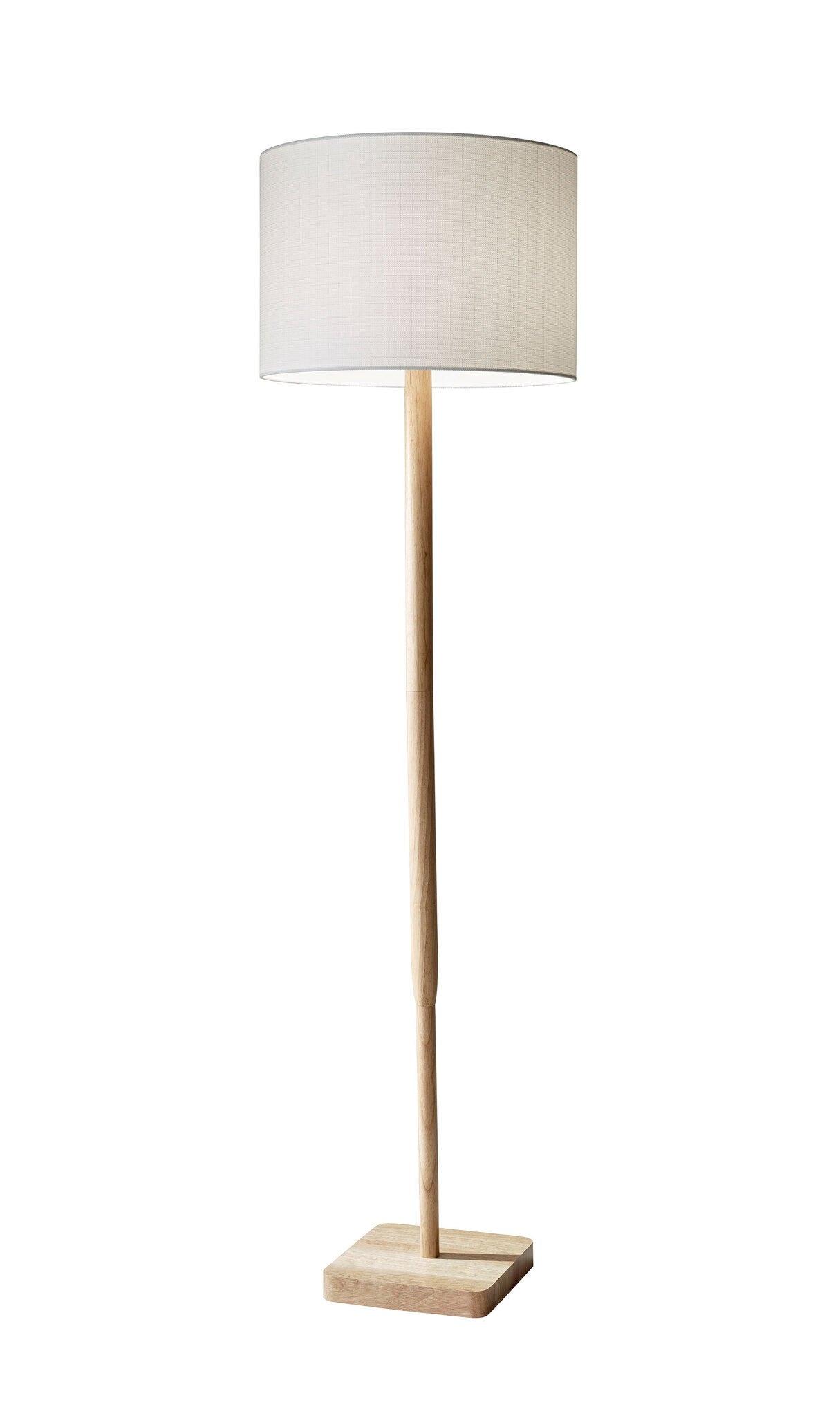 Morton Wood Floor Lamp (49")