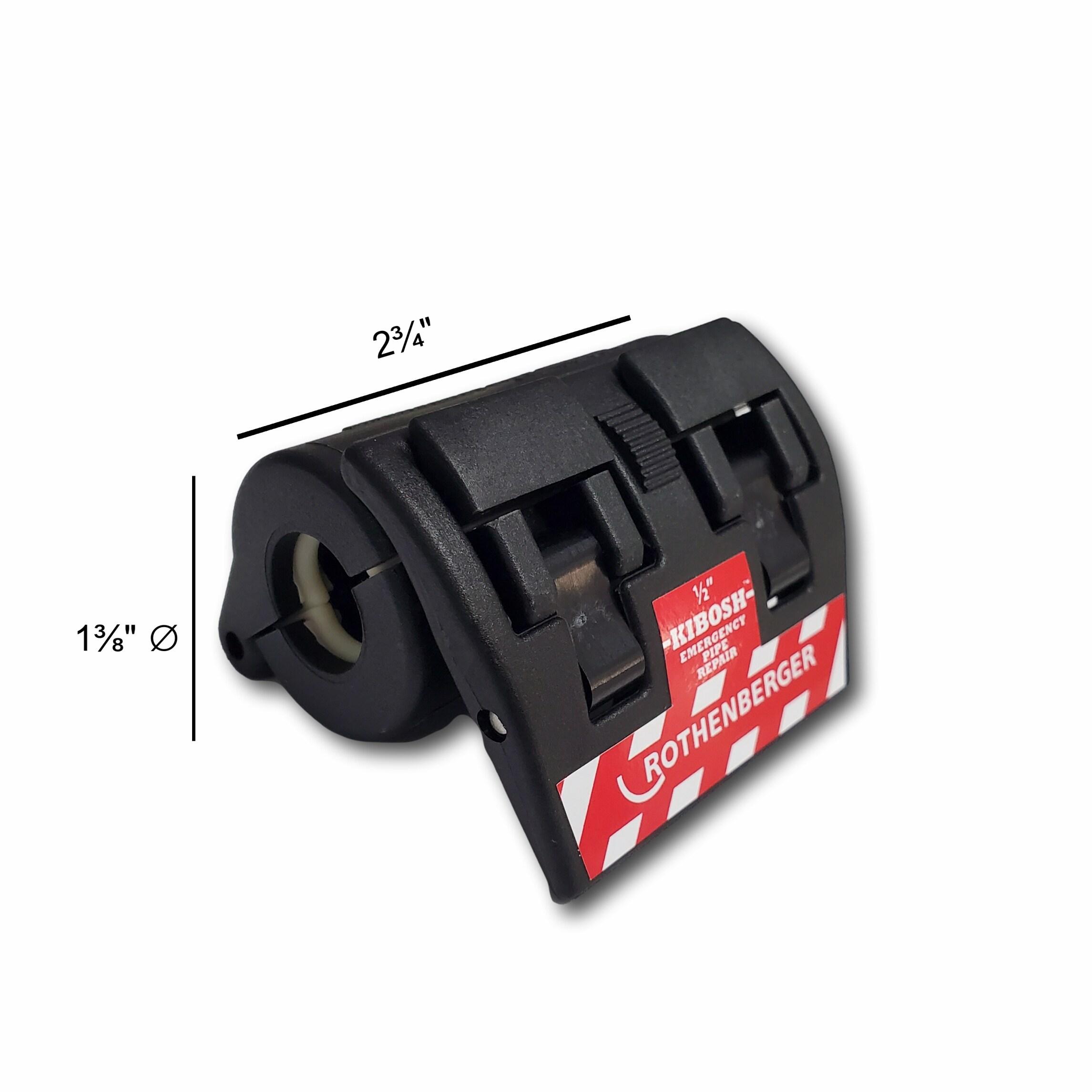 Rothenberger Repair Clamp,1/2"MaxOD,Partial Cov,3"L 80007