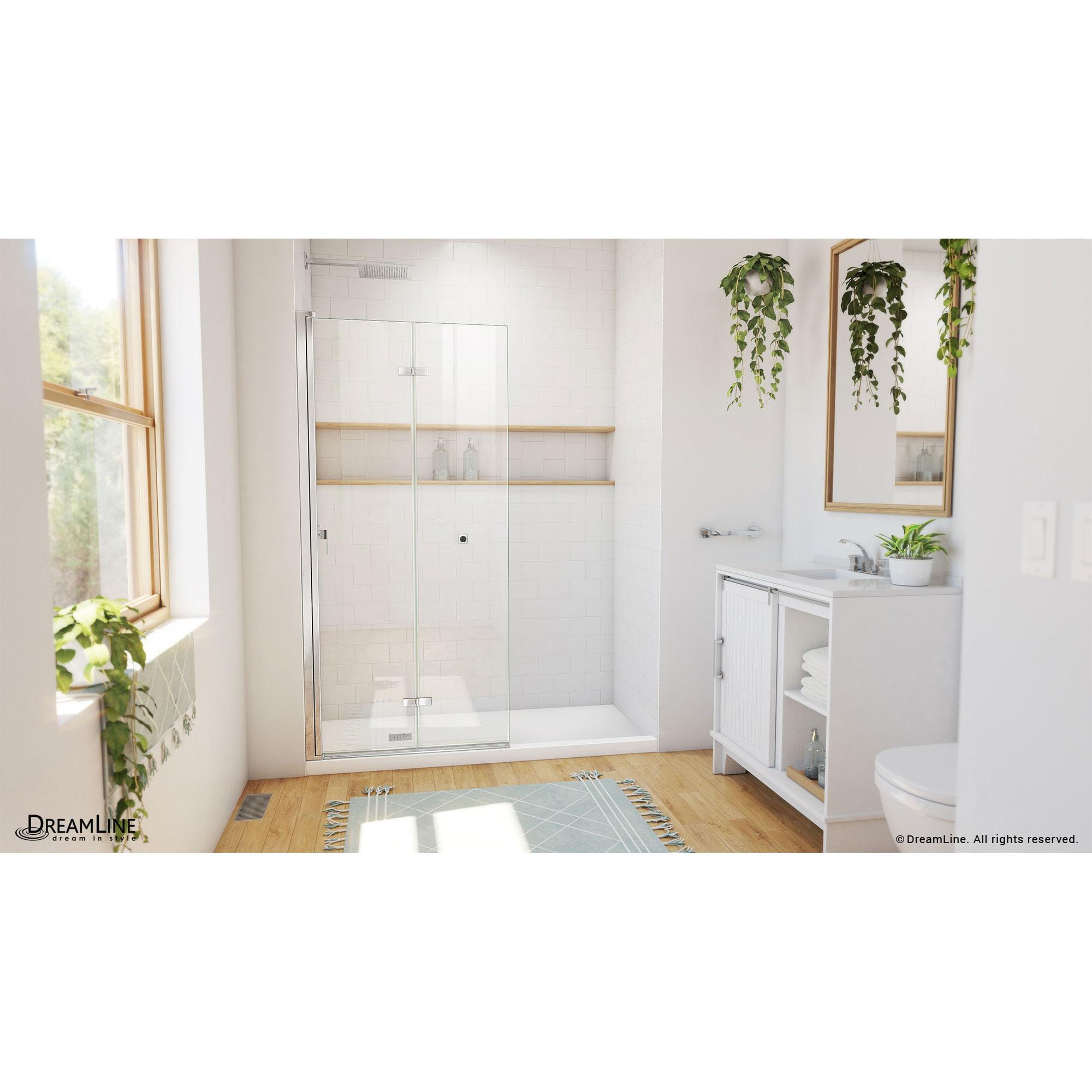 DreamLine SDA224W720VMX04 25" - 24" W x 72.62" H Pivot Semi-Frameless Shower Door