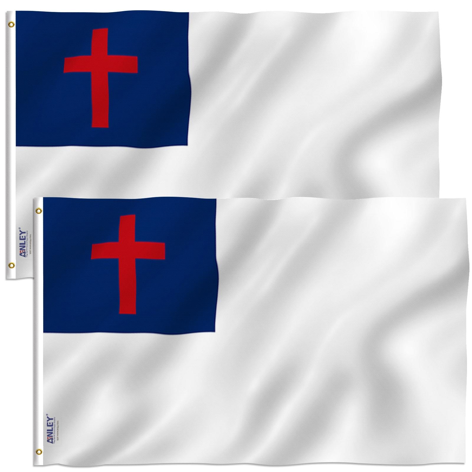 Double Sided 36'' H x 60'' W Polyester House Flag (Set of 2)