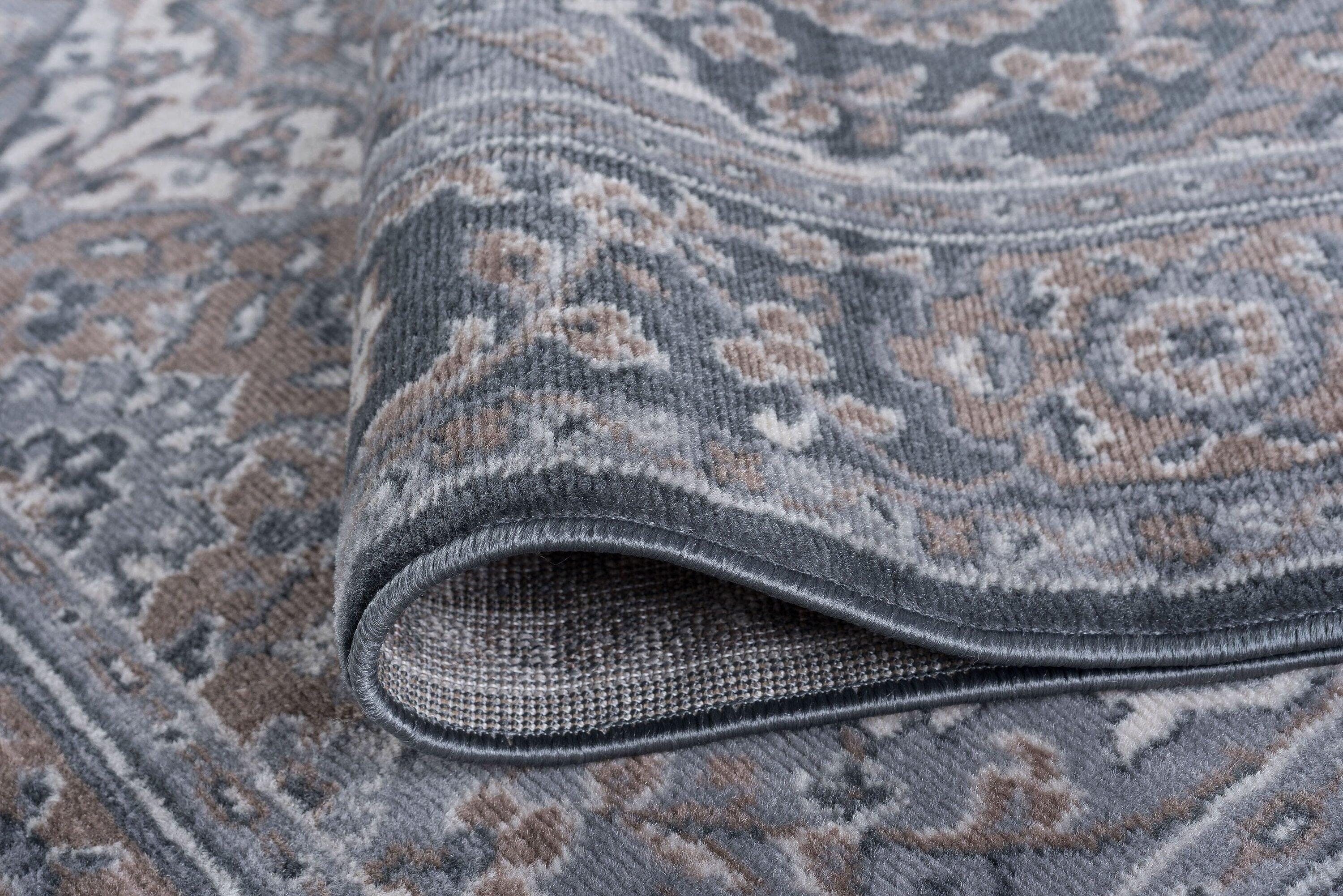 Tayse Madison Area Rug MDN3609 Traditional Gray Garland Repeat 2' x 3' Rectangle