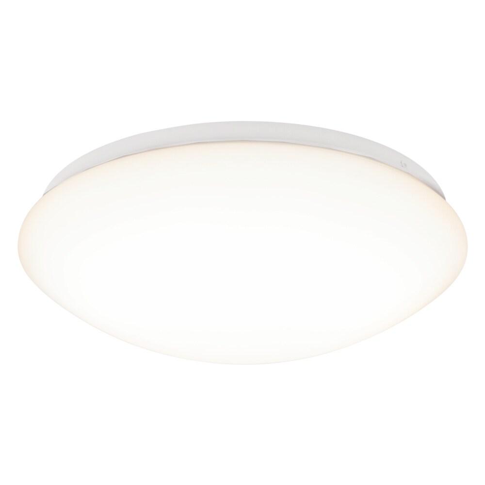Maxxima 14 in. LED Flush Mount Ceiling Mushroom Light Fixture - Indoor Dimmable Dome Light, 3000K Warm White, 1600 Lumens, Ideal for Bedroom, Kitchen, and Entryway
