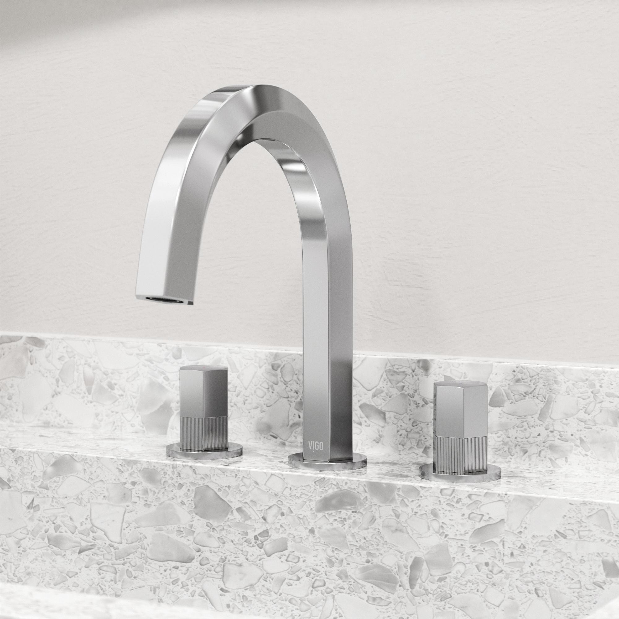 Hart 9" H Two Handle Widespread Bathroom Faucet